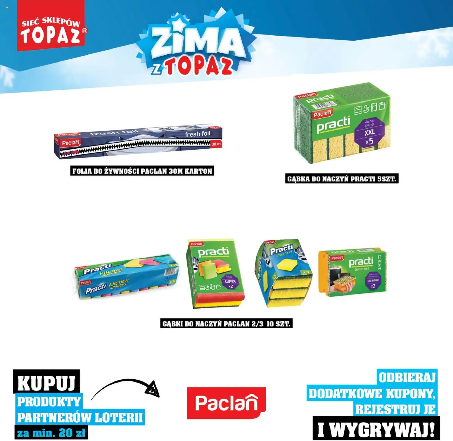 Topaz Gazetka - Katalog Produktów Objętych Loterią od 01.12.2025 | Strona: 94 | Produkty: Gąbka