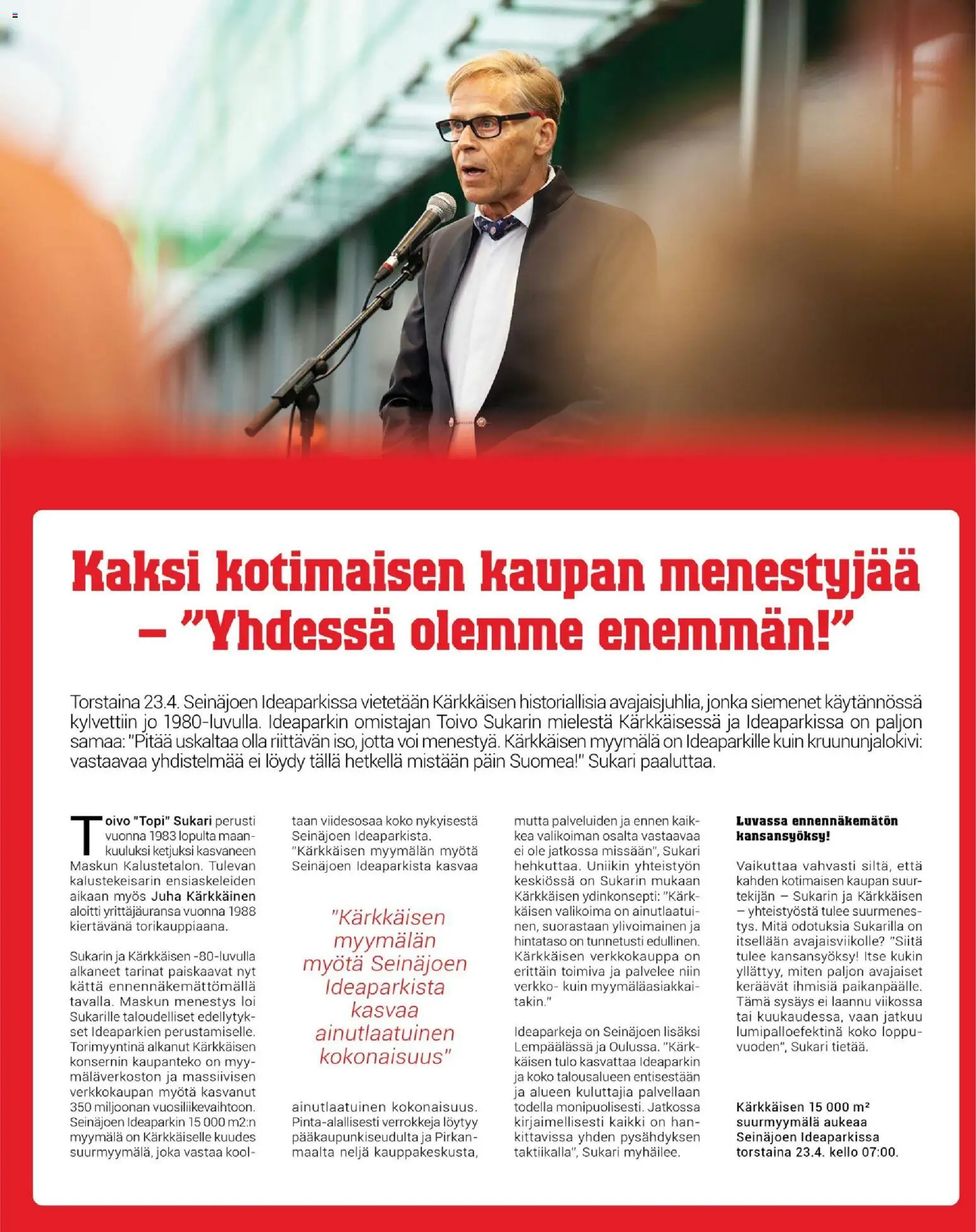 Kärkkäinen tarjoukset - Seinäjoen alue – voimassa 23.04.2026 alkaen | Sivu: 5 | Tuotteet: Siemenet, Voi, Kello