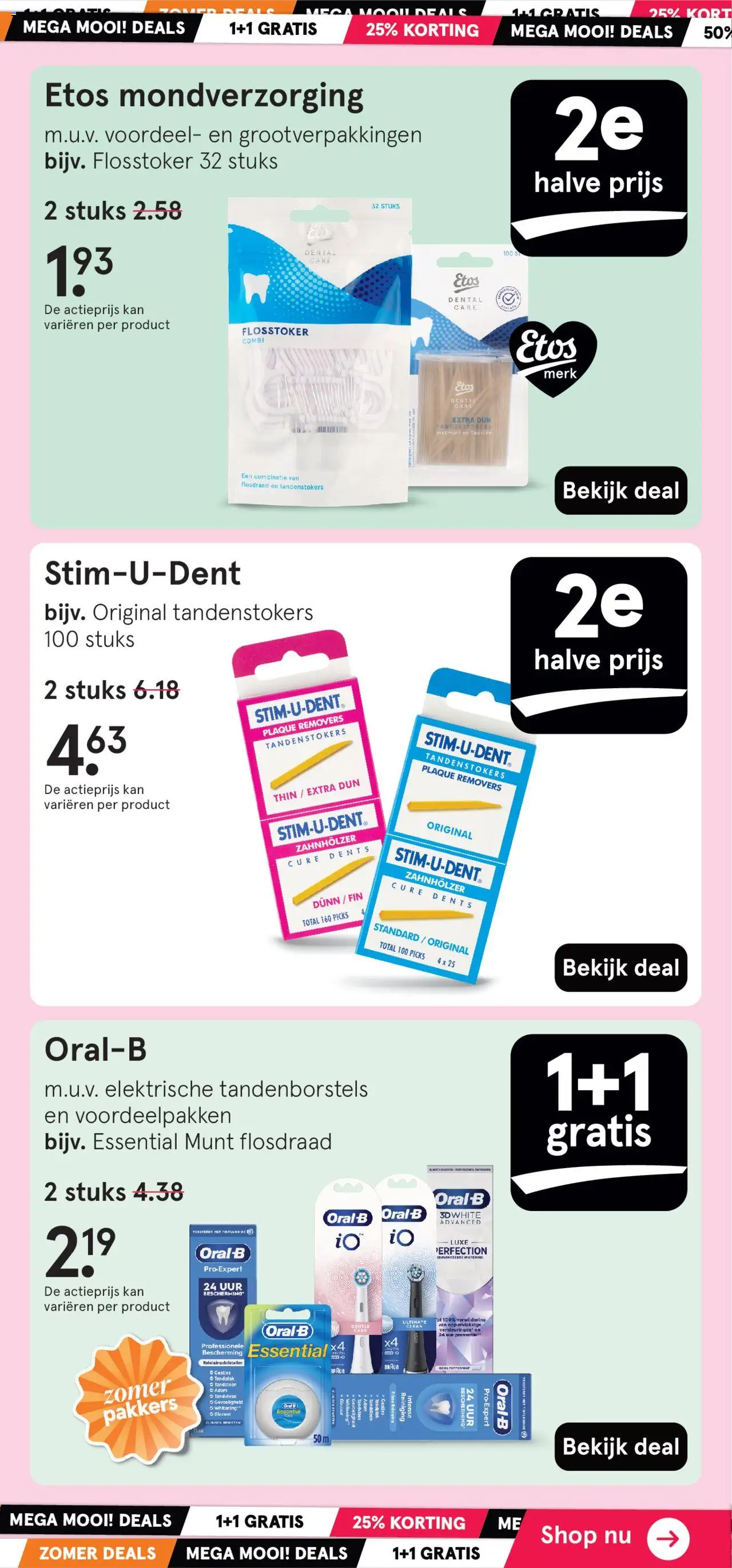  | Pagina: 18 | Producten: Munt, Kan, Flosdraad, Mondverzorging