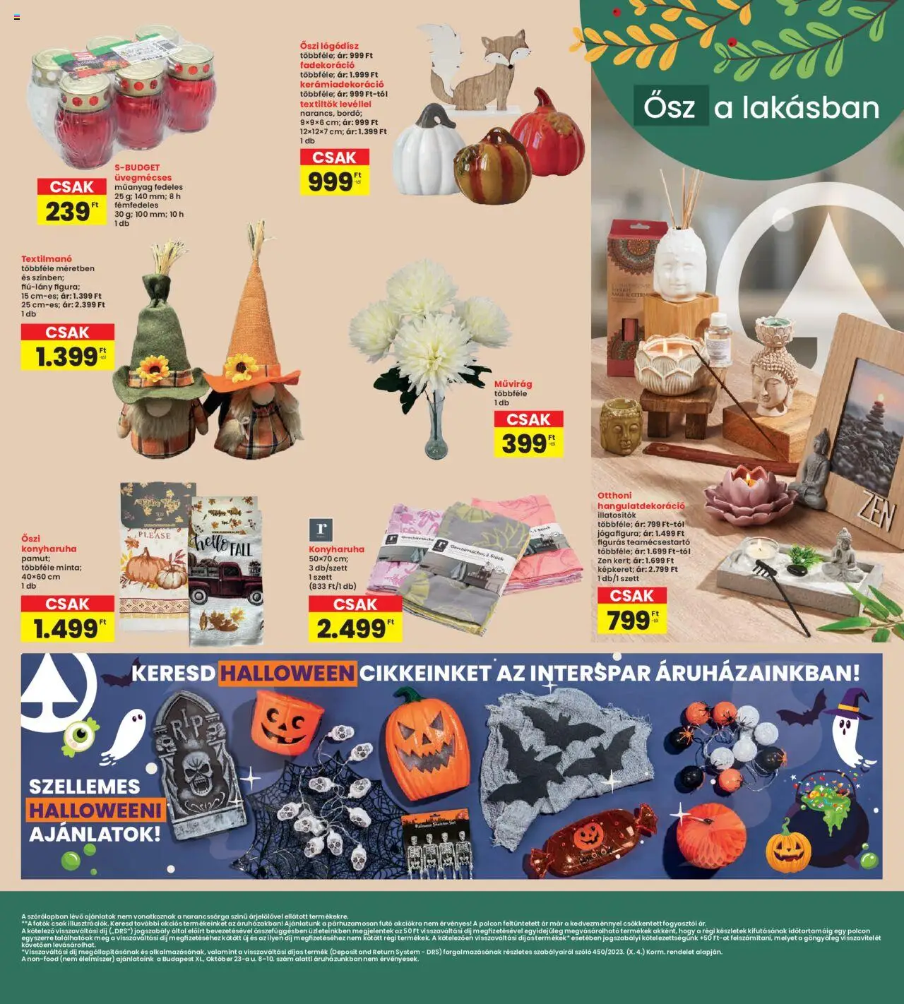 Interspar akciós ujság - amely érvényes a következő dátumtól: 18.09.2025 | Oldal: 5 | Termékek: Szőlő, Konyharuha, Művirág