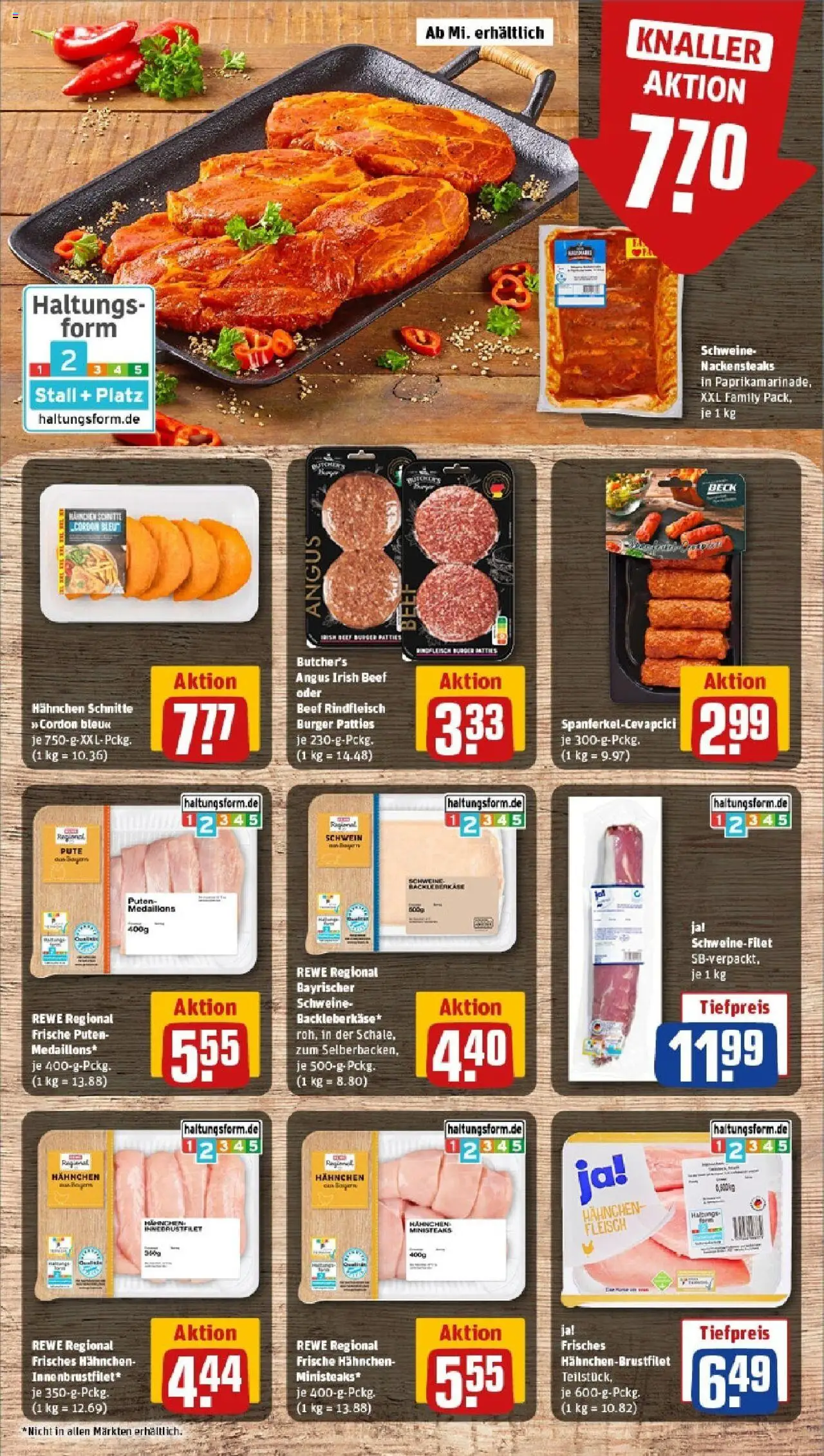 Rewe prospekt Massbach	 - gültig ab dem 08.06.2025 | Seite: 8 | Produkte: Pute, Burger, Rindfleisch, Fleisch