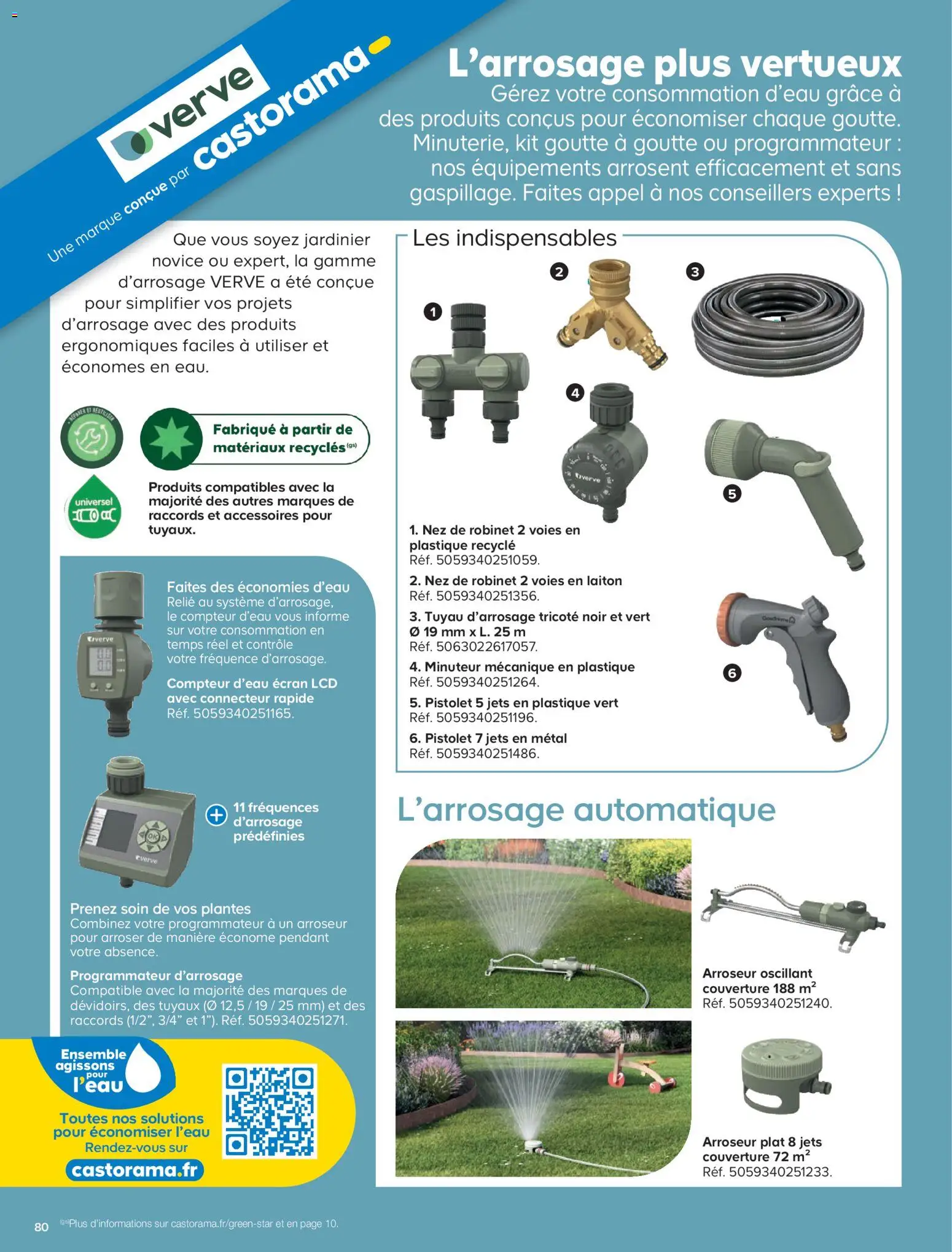 {H1} | Page: 80 | Produits: Robinet, Plantes, Tuyau, Tuyau d’arrosage