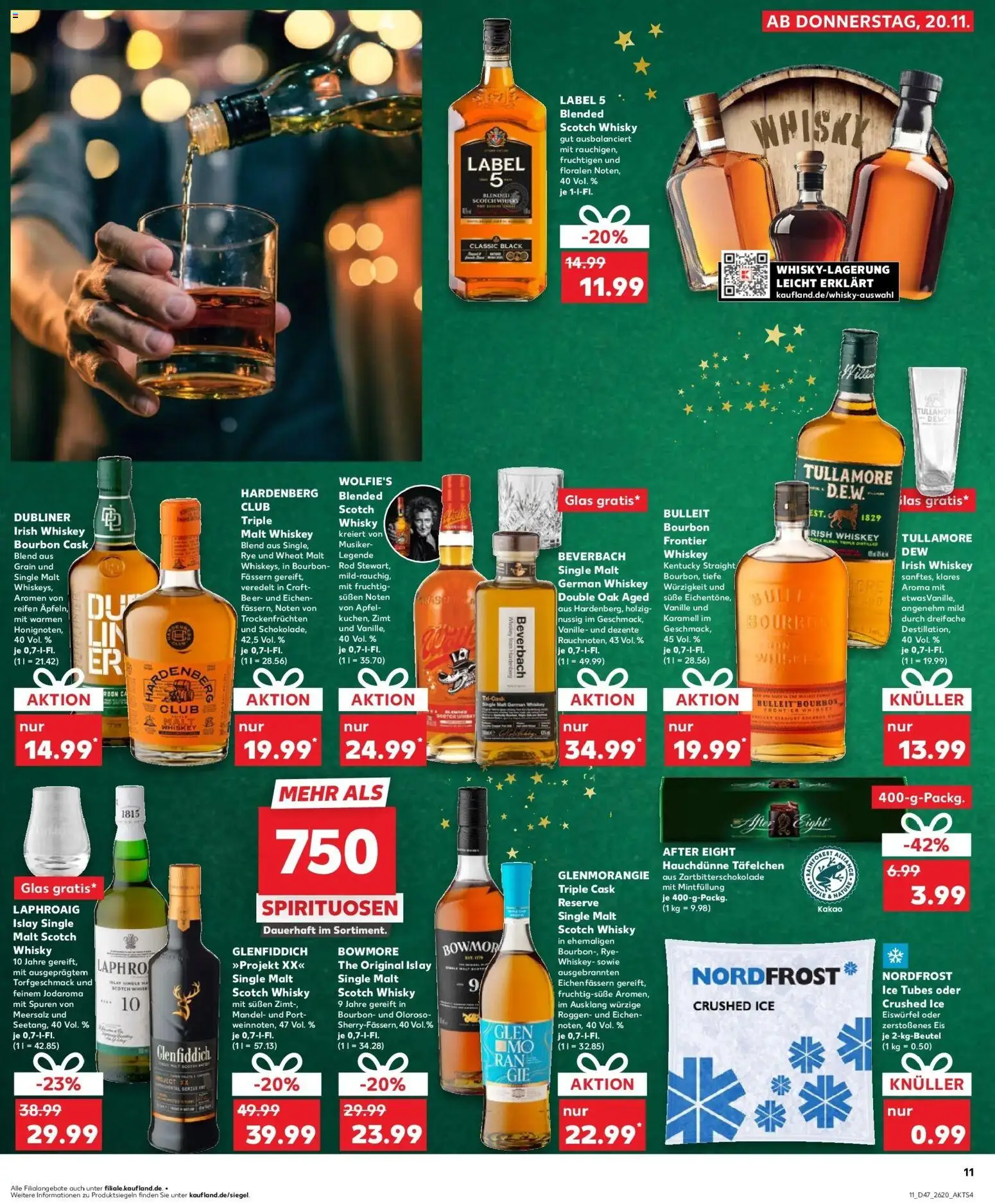 Kaufland prospekt Taucha	 – gültig ab 20.11.2025 | Seite: 11 | Produkte: Äpfel, Bourbon, Whiskey, Eis