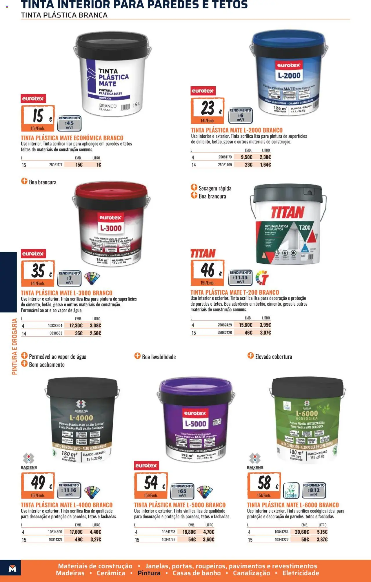 Obramat - Portugal │ válido desde el 10.10.2025 | Página: 42 | Productos: Pintura plástica