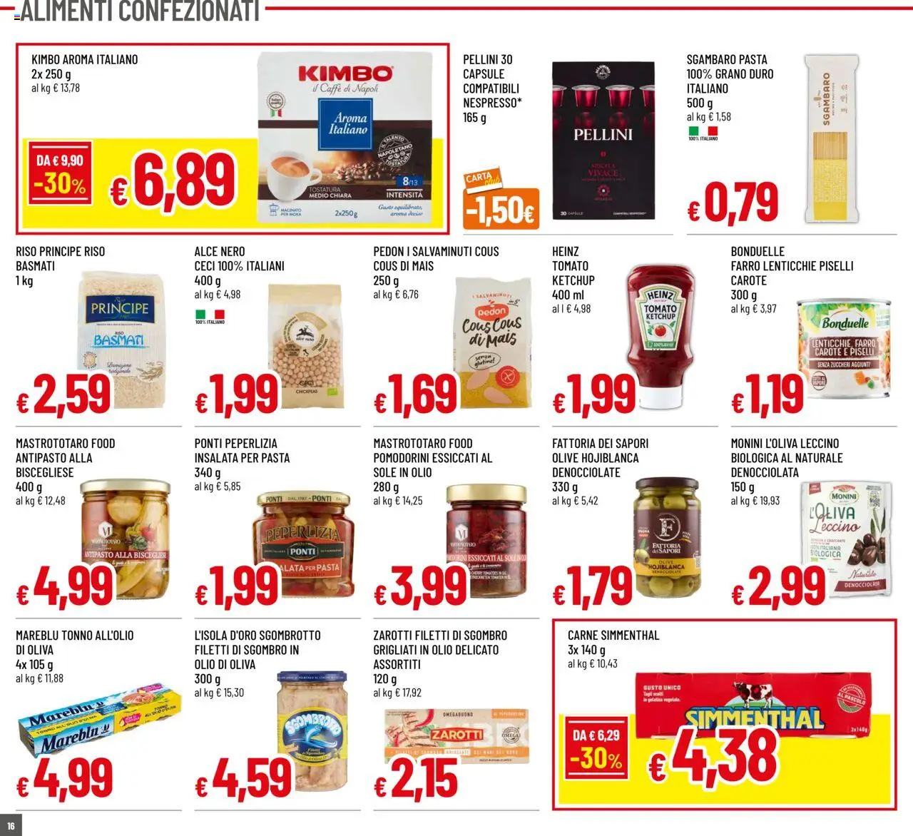 Volantino Galassia del 21.08.2025 | Pagina: 16 | Prodotti: Riso, Lenticchie, Pasta, Farro
