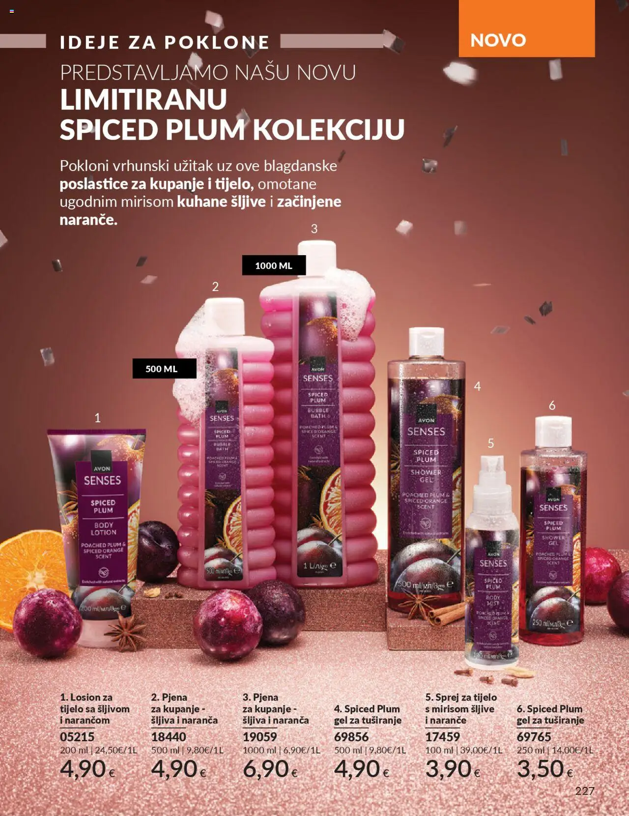 Avon katalog | vrijedi od 30.09.2025 | Stranica: 227 | Proizvodi: Sprej za tijelo, Gel za tuširanje, Šljive, Šljiva