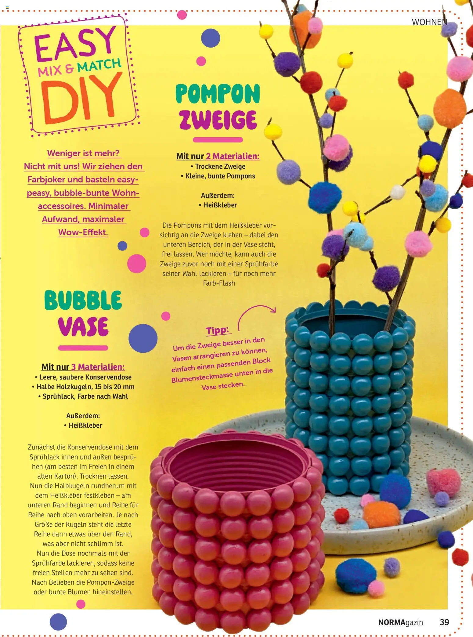 Norma NORMAgazin März/April 2026 – gültig ab 01.03.2026 | Seite: 39 | Produkte: Blumen, Vase