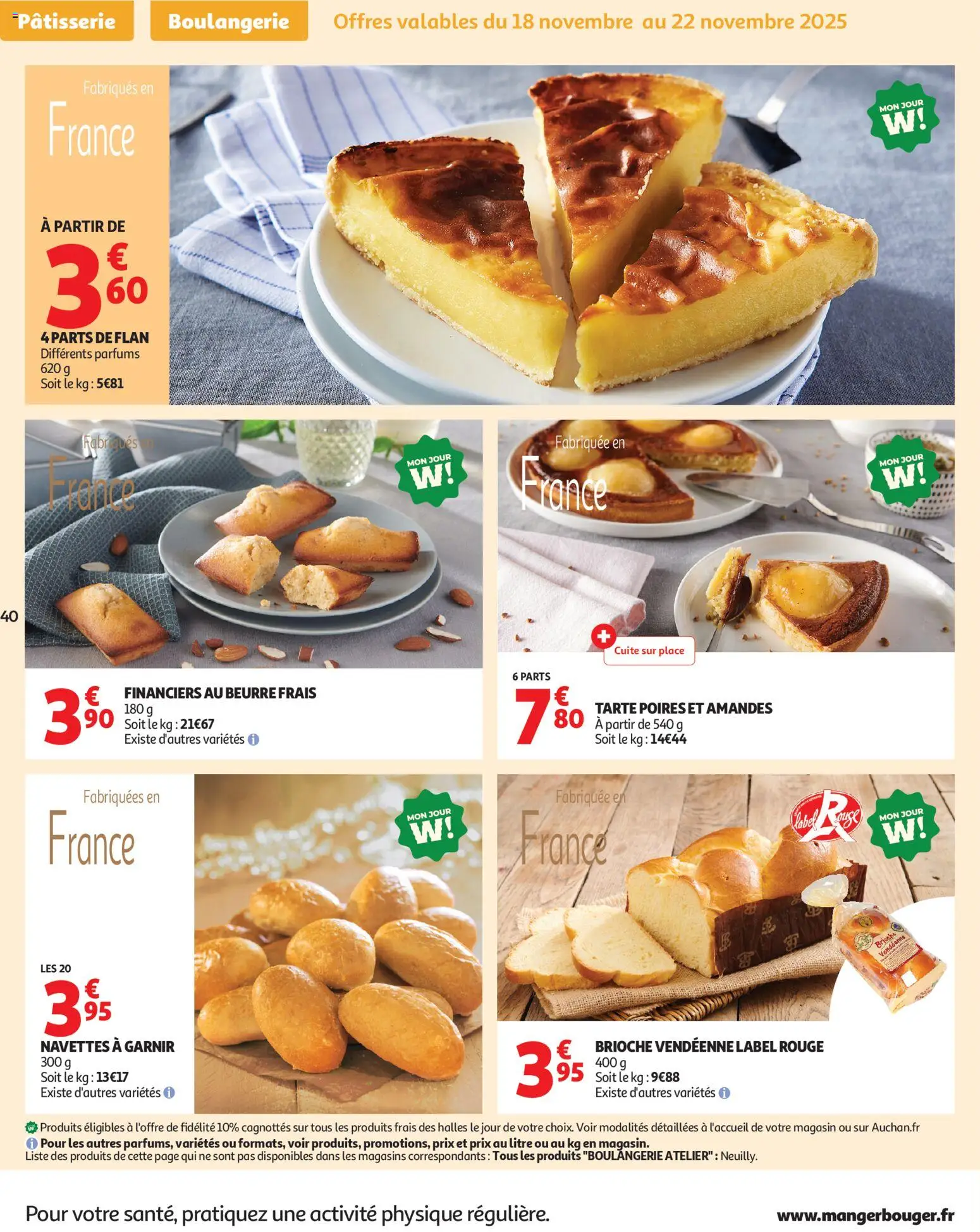 {H1} | Page: 40 | Produits: Beurre, Amandes