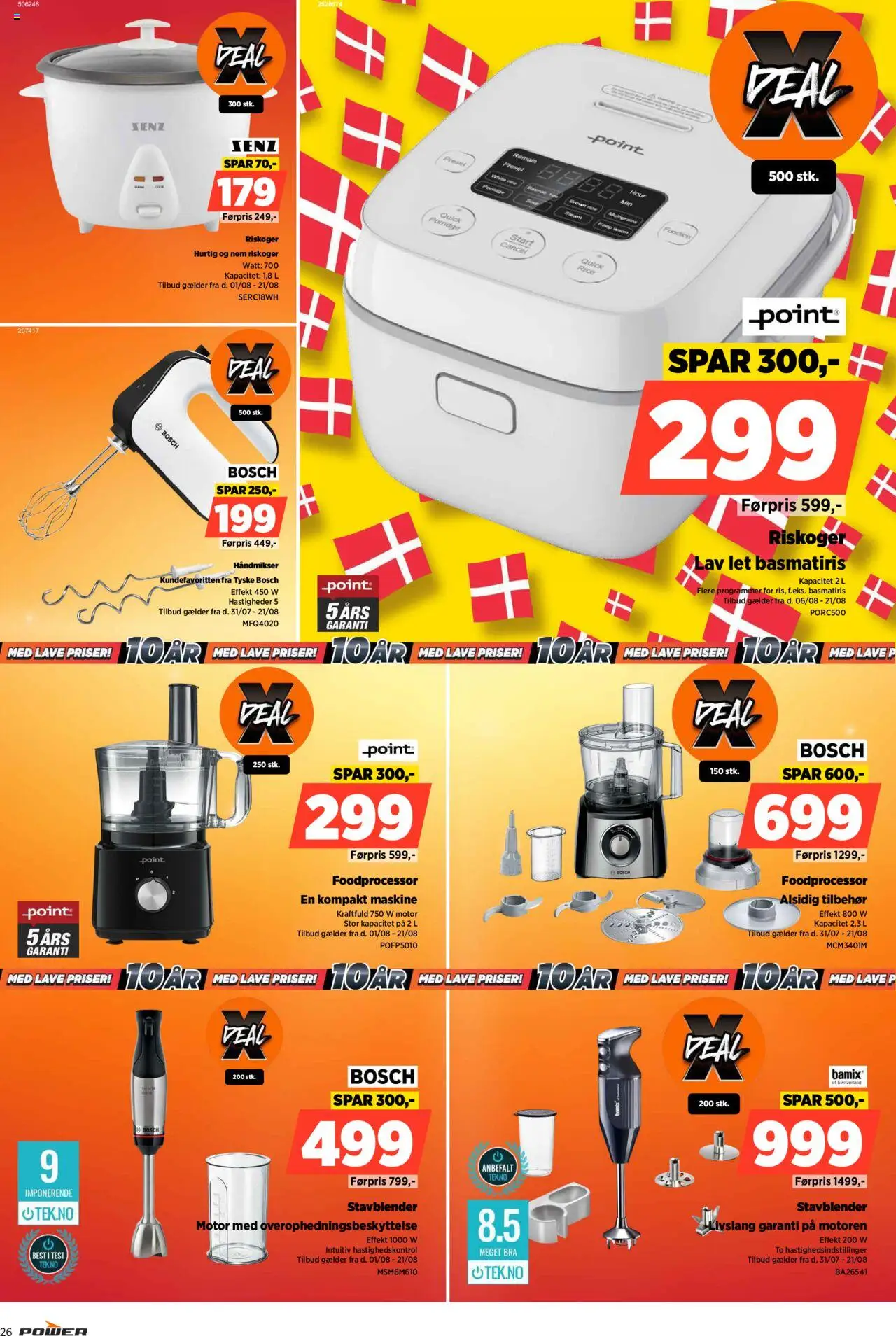 Power Tilbudsavis gyldig fra 31.07.2025 | Side: 26 | Produkter: Foodprocessor