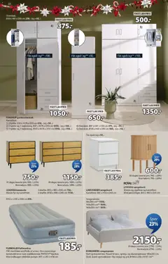 JYSK - Tilbudsavis gyldig fra 12.12.2025 | Side: 22 | Produkter: Kommode, Sengebord, Stof