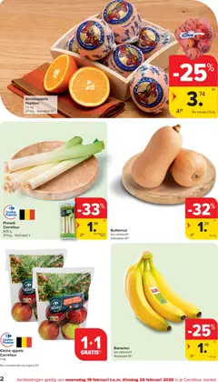 Carrefour - Folder Market - Voorbeeld van een folder van Carrefour, geldig van 18.02.2026 | Pagina: 2 | Producten: Appels, Sinaasappels, Bananen