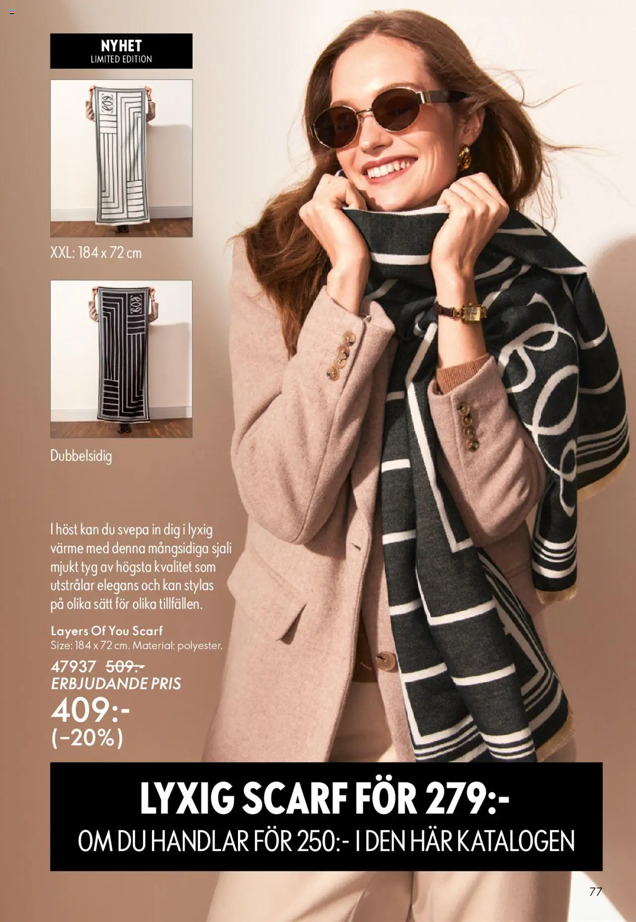 Oriflame reklamblad aktuell från 14.09.2025 | Sida: 77 | Produkter: Scarf