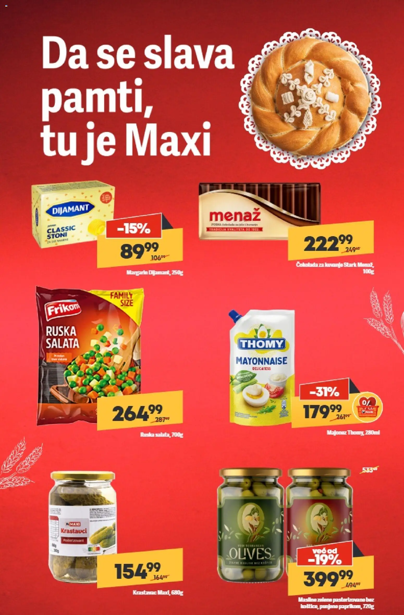 Maxi katalog - važi od 15.01.2026 | Strana: 8 | Proizvode: Ruska salata, Majonez, Krastavac, Med