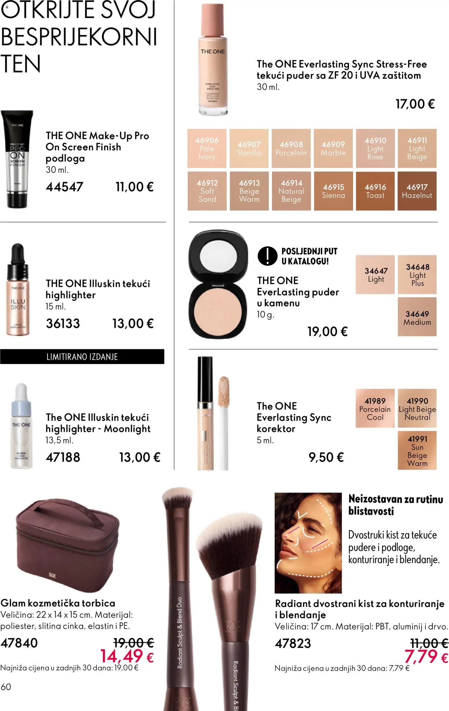 Oriflame katalog | vrijedi od 18.02.2026 | Stranica: 60 | Proizvodi: Kist, Toast, Torbica, Korektor