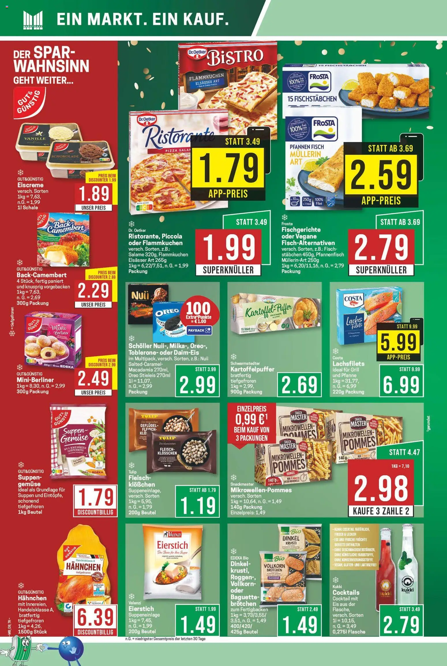 Marktkauf Prospekt 	 – gültig ab 16.02.2026 | Seite: 8 | Produkte: Berliner, Eiscreme, Fischstabchen, Eis