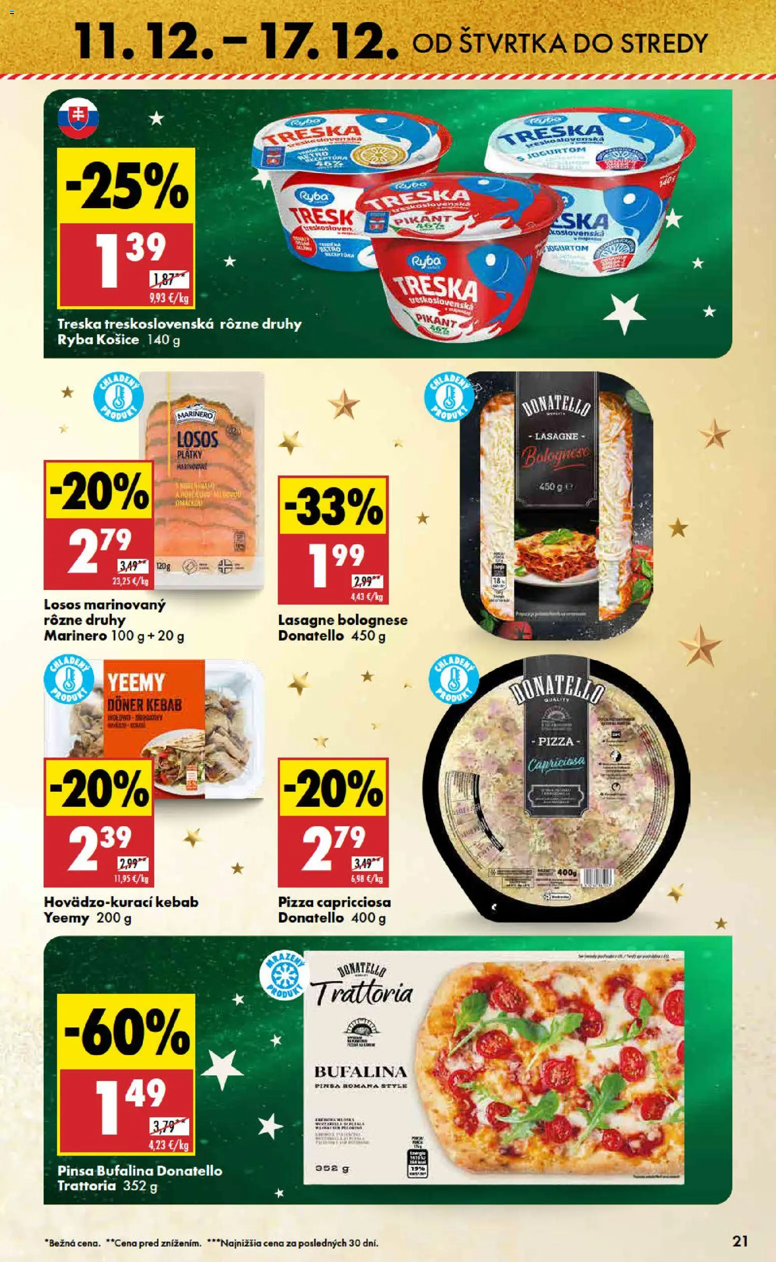 Nové Biedronka akcie – leták je platný od 11.12.2025 | Strana: 21 | Produkty: Ryba, Losos, Treska, Lasagne