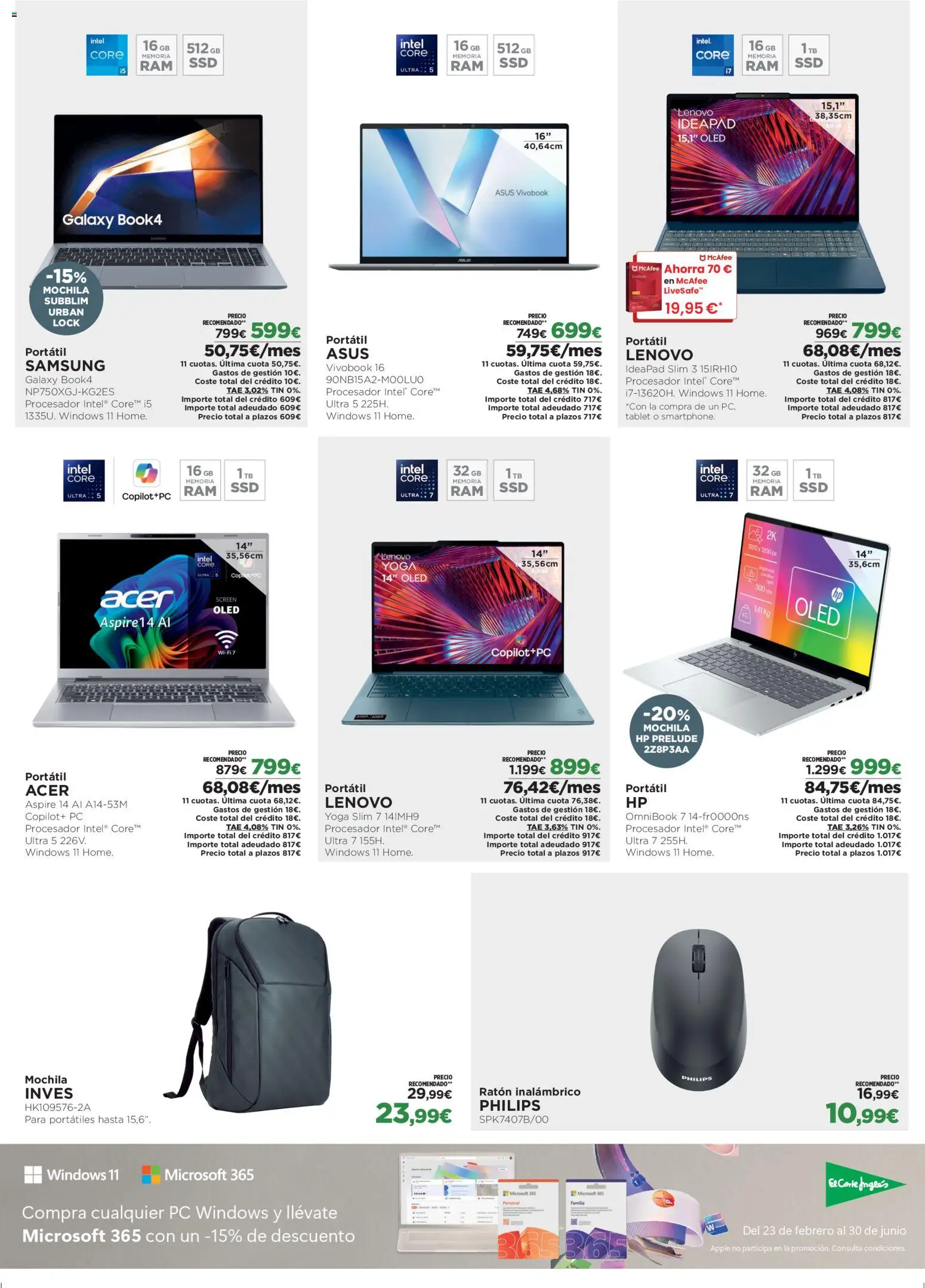 El Corte Inglés ofertas │ válido desde el 27.04.2026 | Página: 2 | Productos: Portátil Lenovo, Tablet, Apple, PC