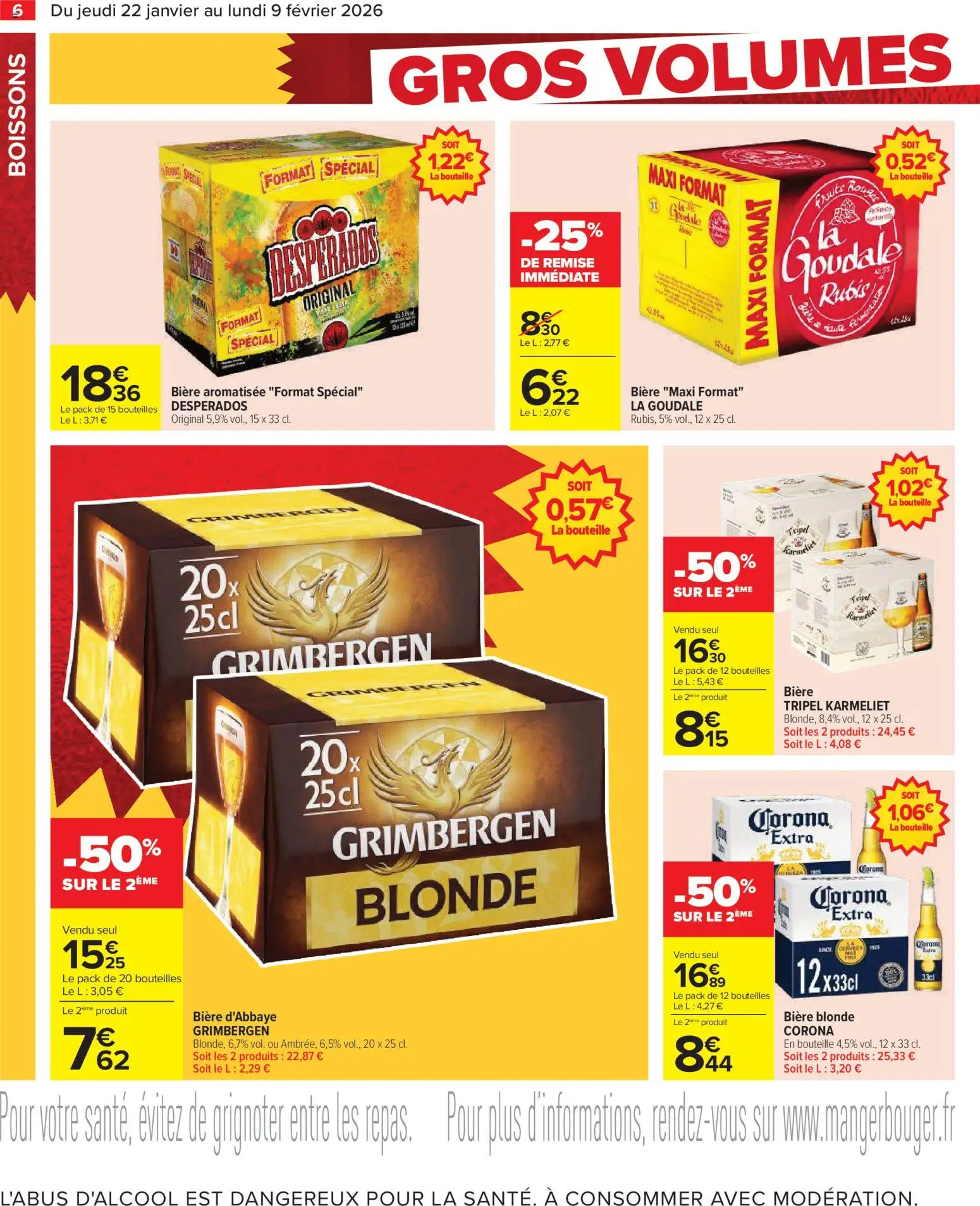 {H1} | Page: 8 | Produits: Desperados, Goudale, Bière blonde, Bière