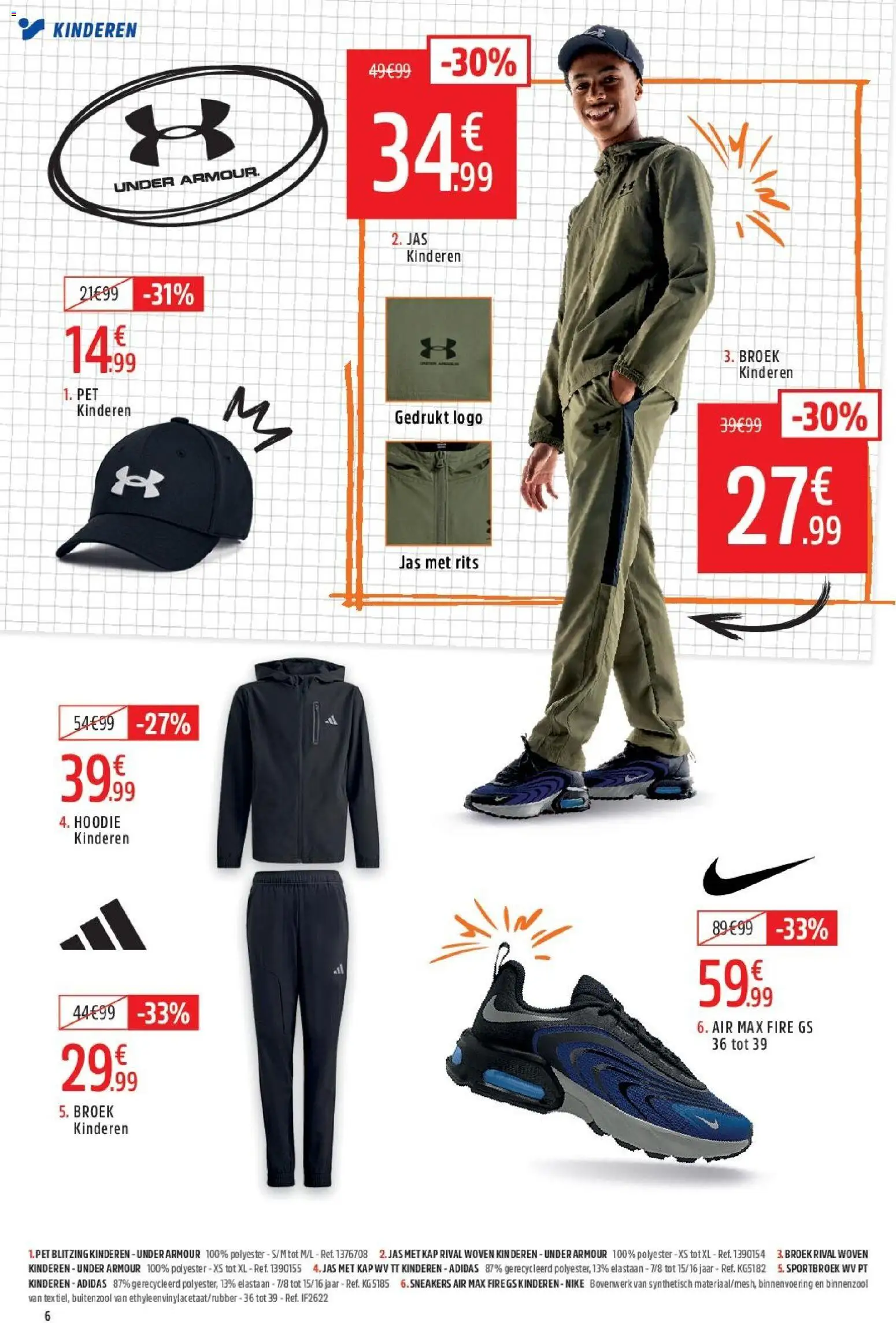{H1} | Pagina: 6 | Producten: Sneakers, Pet, Hoodie, Jas