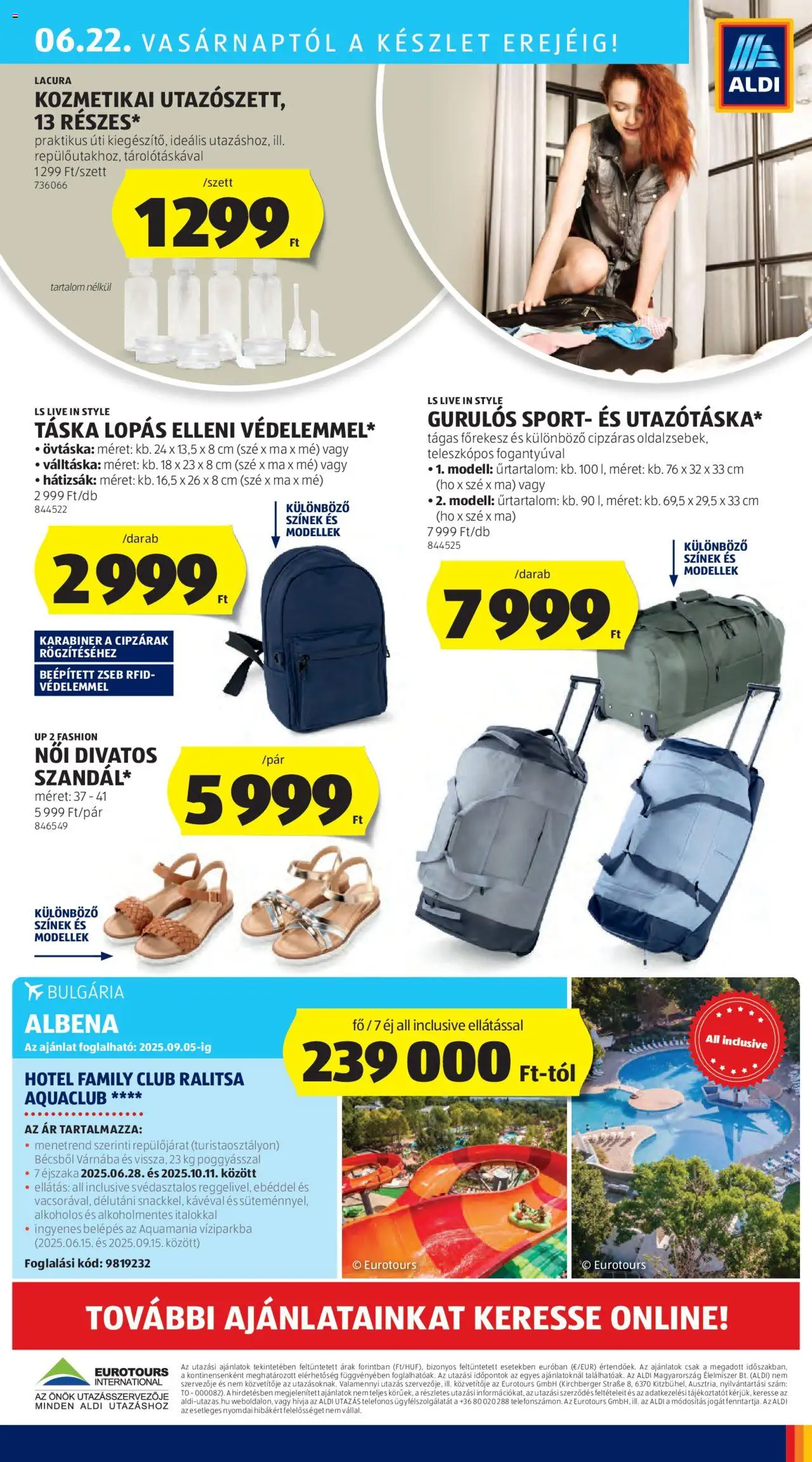 Aldi akciós ujság - amely érvényes a következő dátumtól: 19.06.2025 | Oldal: 41 | Termékek: Hátizsák, Válltáska, Táska