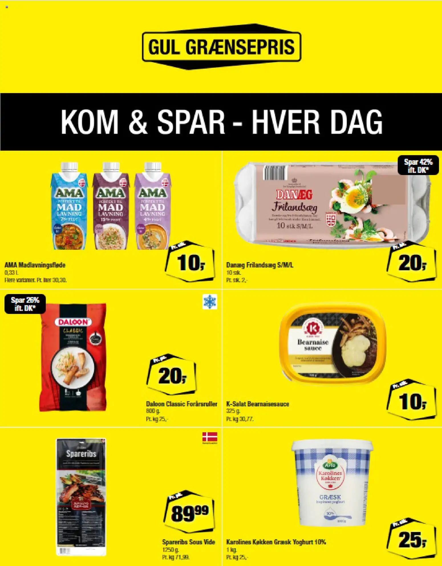 Calle tilbudsavis – gyldig fra 28.01.2026 | Side: 2 | Produkter: Yoghurt, Spareribs