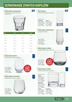 Pogląd oferty "Makro Gazetka - Profesjonalna Gastronomia" - ważna od 01.02.2026 | Strona: 27 | Produkty: Szklanka, Whisky
