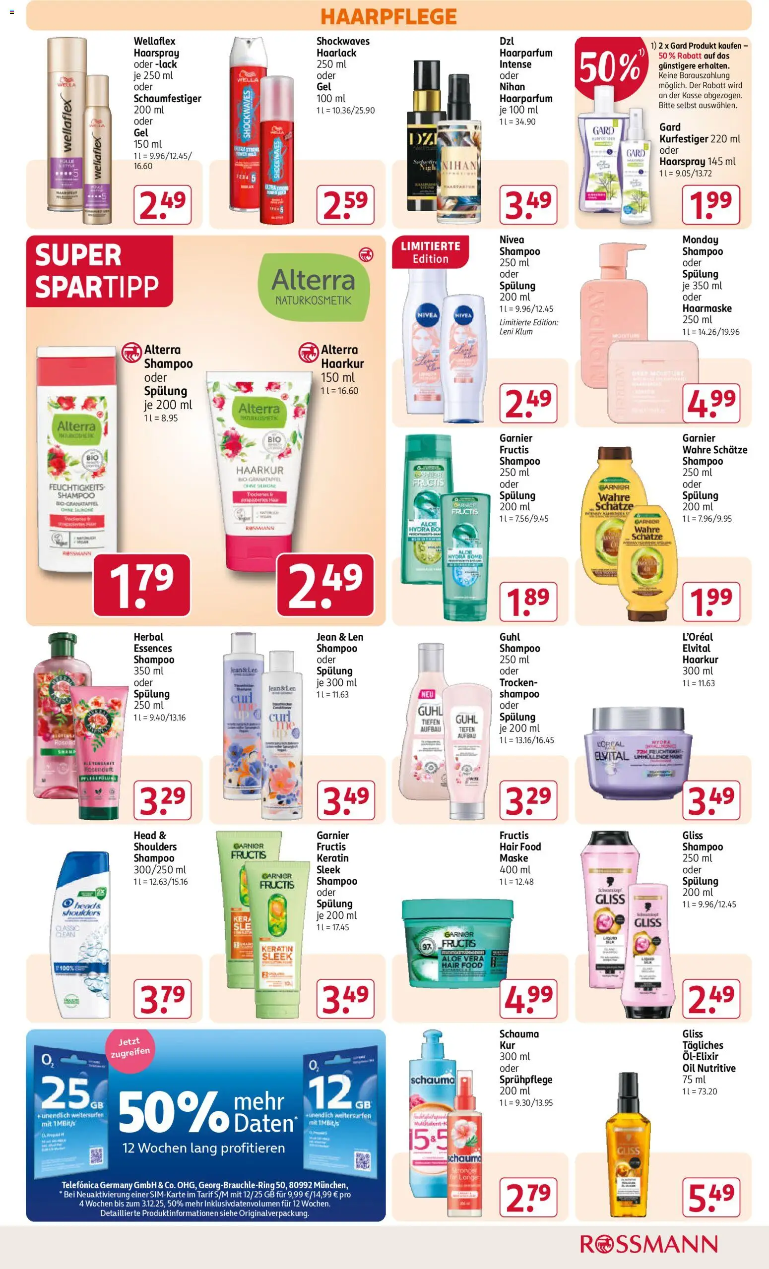 Rossmann Prospekt 	 – gültig ab 10.11.2025 | Seite: 9 | Produkte: Granatapfel, Shampoo, Spülung, Haarmaske
