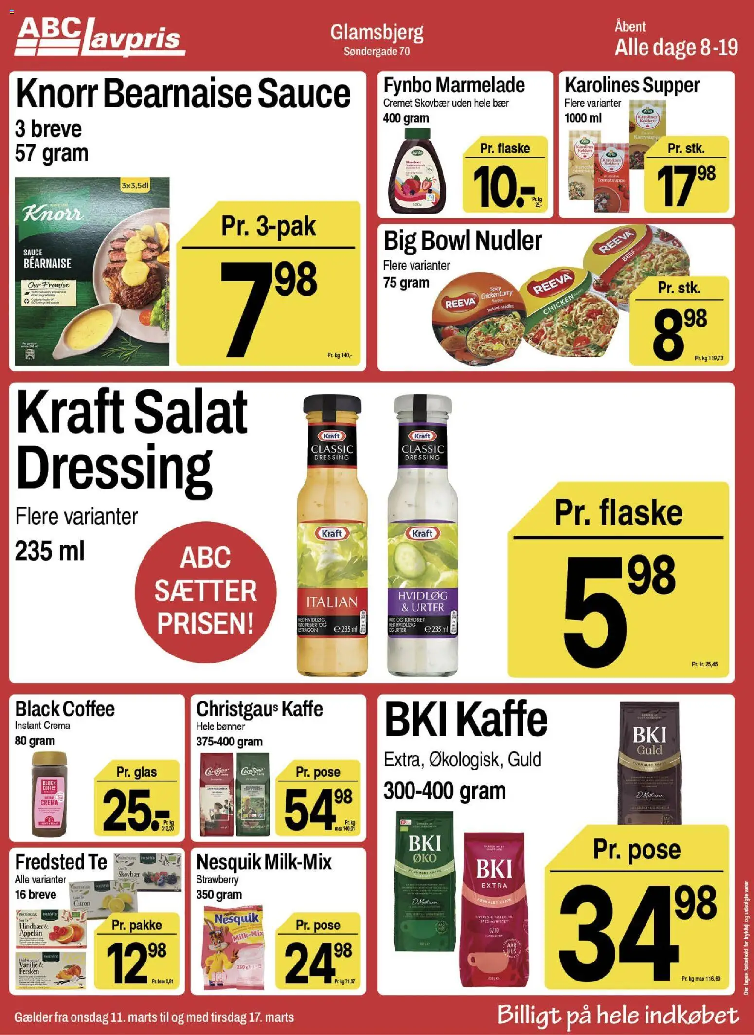 Abc Lavpris tilbudsavis – gyldig fra 11.03.2026 | Side: 8 | Produkter: Peber, Hvidløg, Hindbær, Vanilje