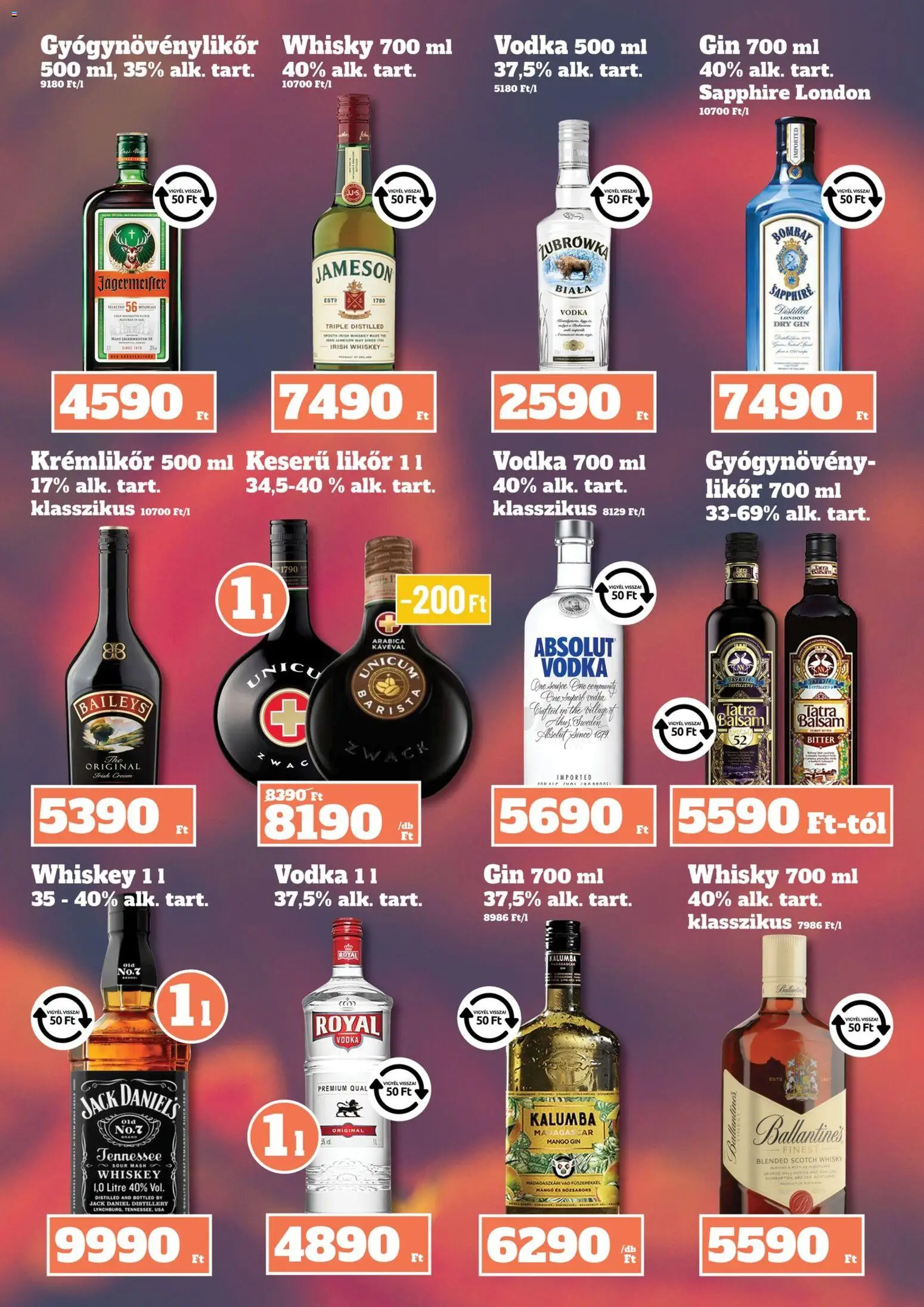 Family Diszkont akciós ujság - amely érvényes a következő dátumtól: 06.11.2025 | Oldal: 25 | Termékek: Absolut vodka, Irish whiskey, Gin, Mangó