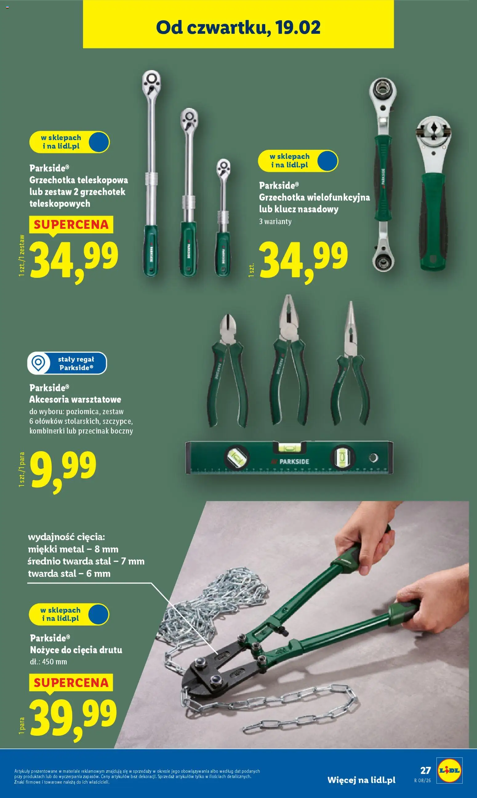 Lidl Polsko katalog od 16.02.2026 | Strana: 35 | Produkty: Parkside, Regál