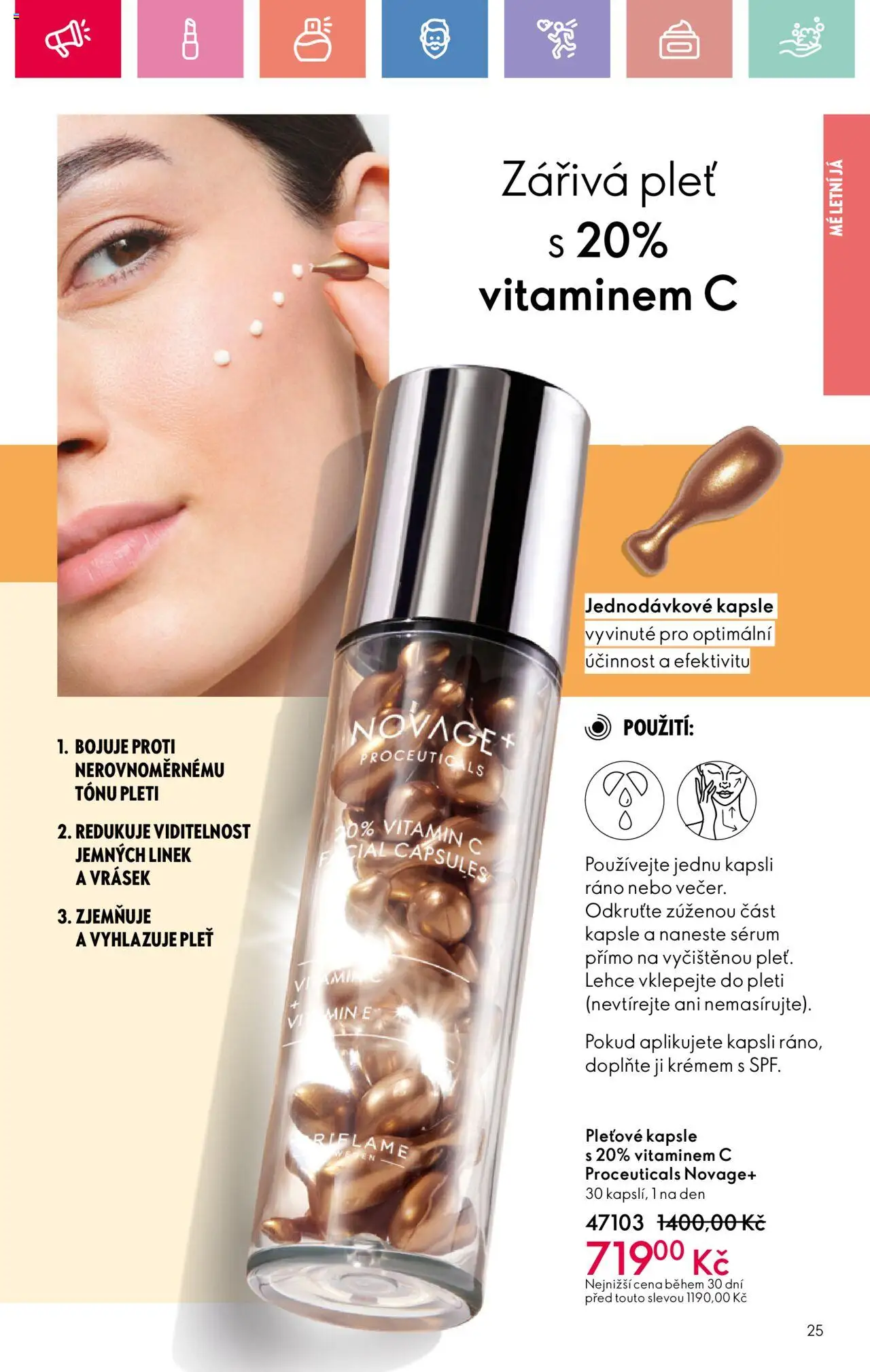 Oriflame katalog č.10/2025 od 06.07.2025 | Strana: 25 | Produkty: Vitamin c, Sérum, Kapsle