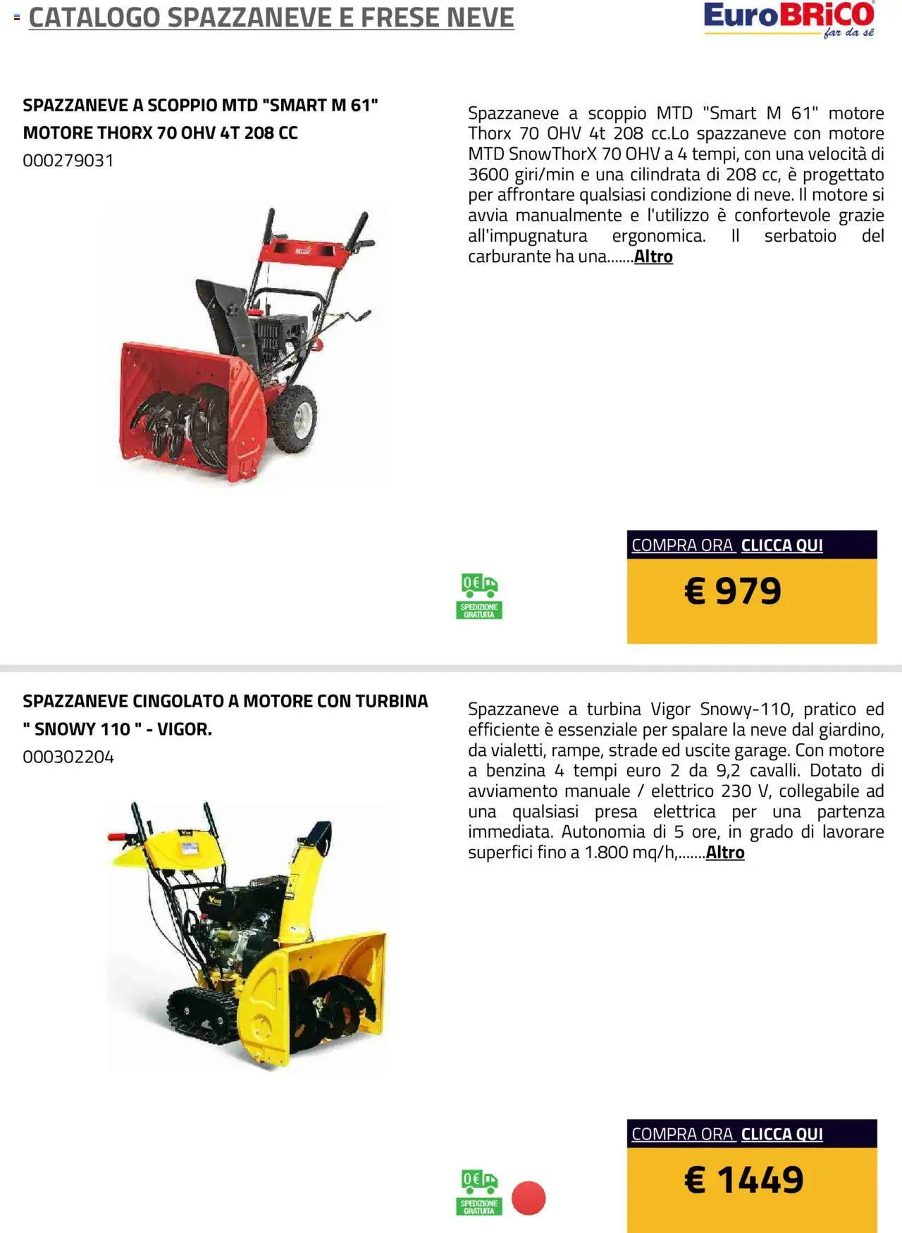 Volantino Eurobrico del 23.07.2025 | Pagina: 2 | Prodotti: Presa