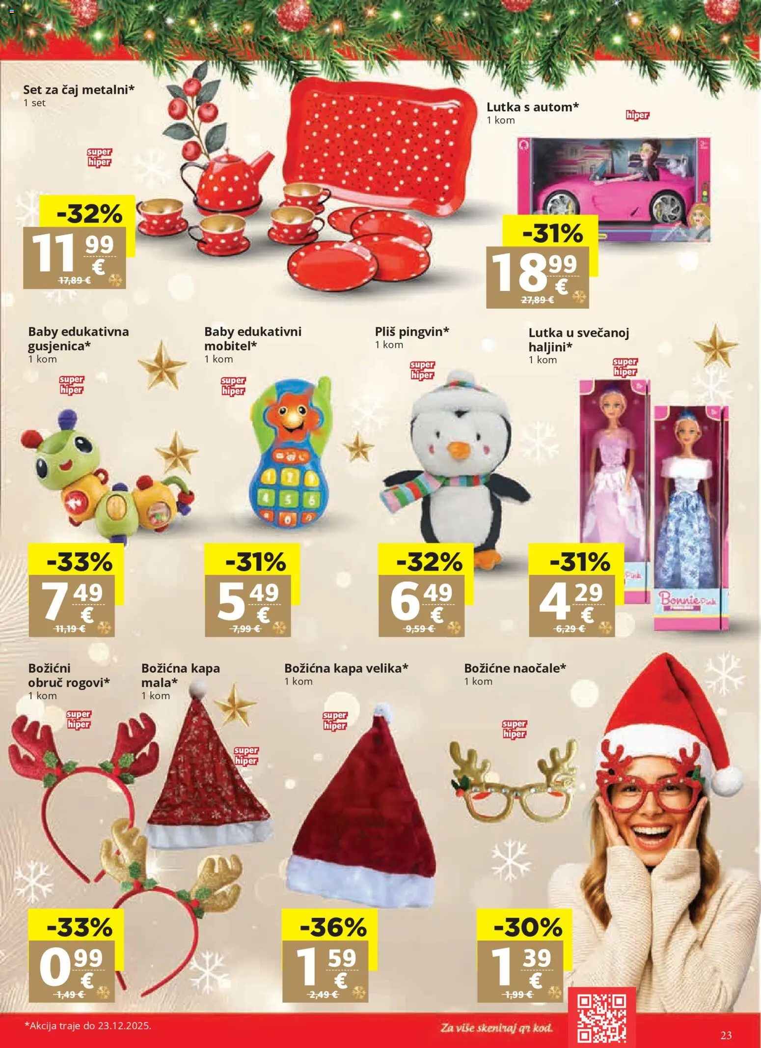 Ultra Gros katalog | vrijedi od 10.12.2025 | Stranica: 23 | Proizvodi: Lutka, Čaj, Kapa