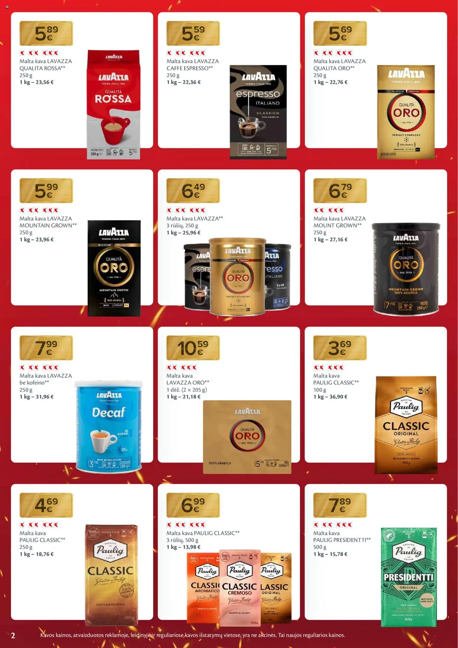 MAXIMA akcijos nuo 24.02.2026 | Puslapis: 2 | Prekių: Kava