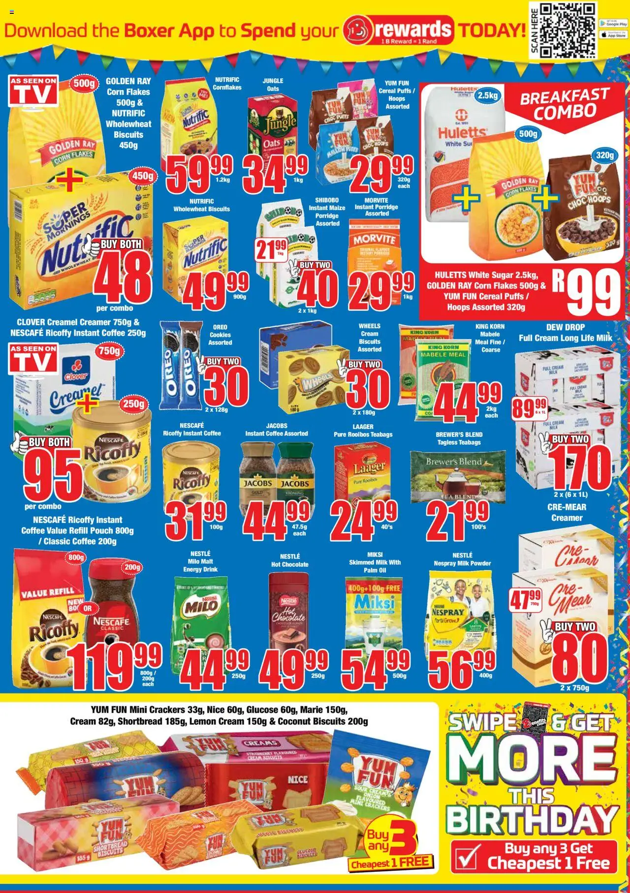Boxer Specials │ valid from 11.08.2025 | Page: 5 | Products: Creamer, Cream, Cookies, Sugar