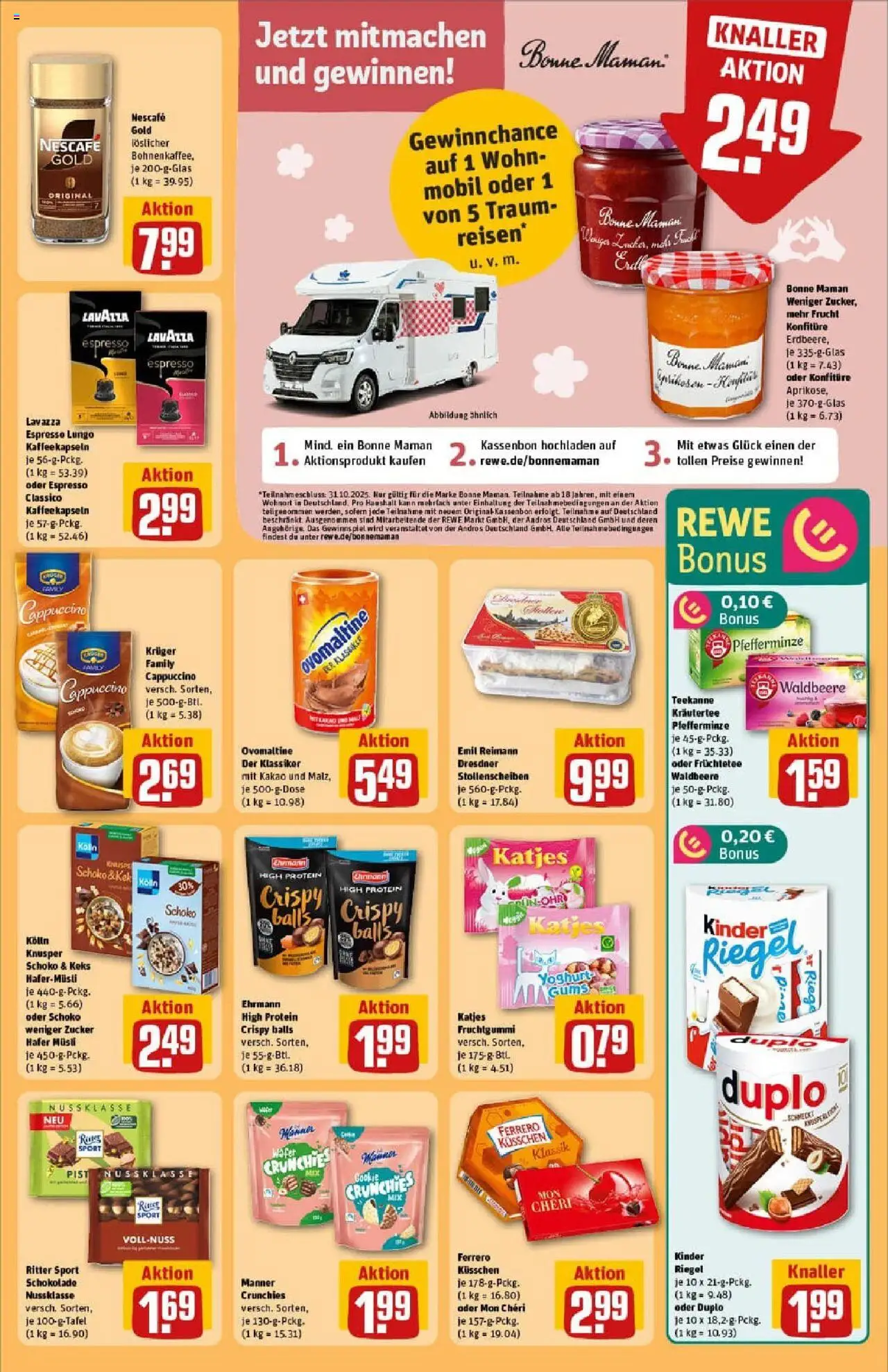 Rewe prospekt Zell Unter Aichelberg	 – gültig ab 06.10.2025 | Seite: 23 | Produkte: Nescafe, Ritter sport, Katjes, Zucker