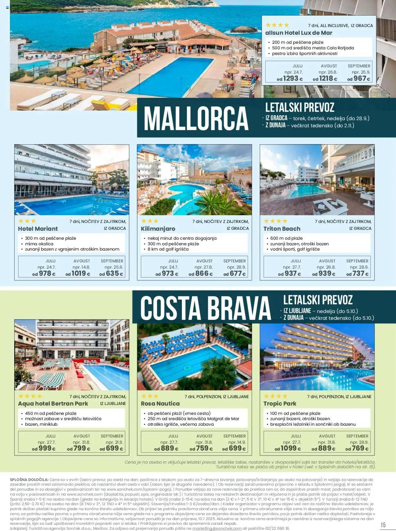 Sonček katalog pogresamo vas julij │ velja od 10.07.2025 | Stran: 15 | Izdelki: Bazen