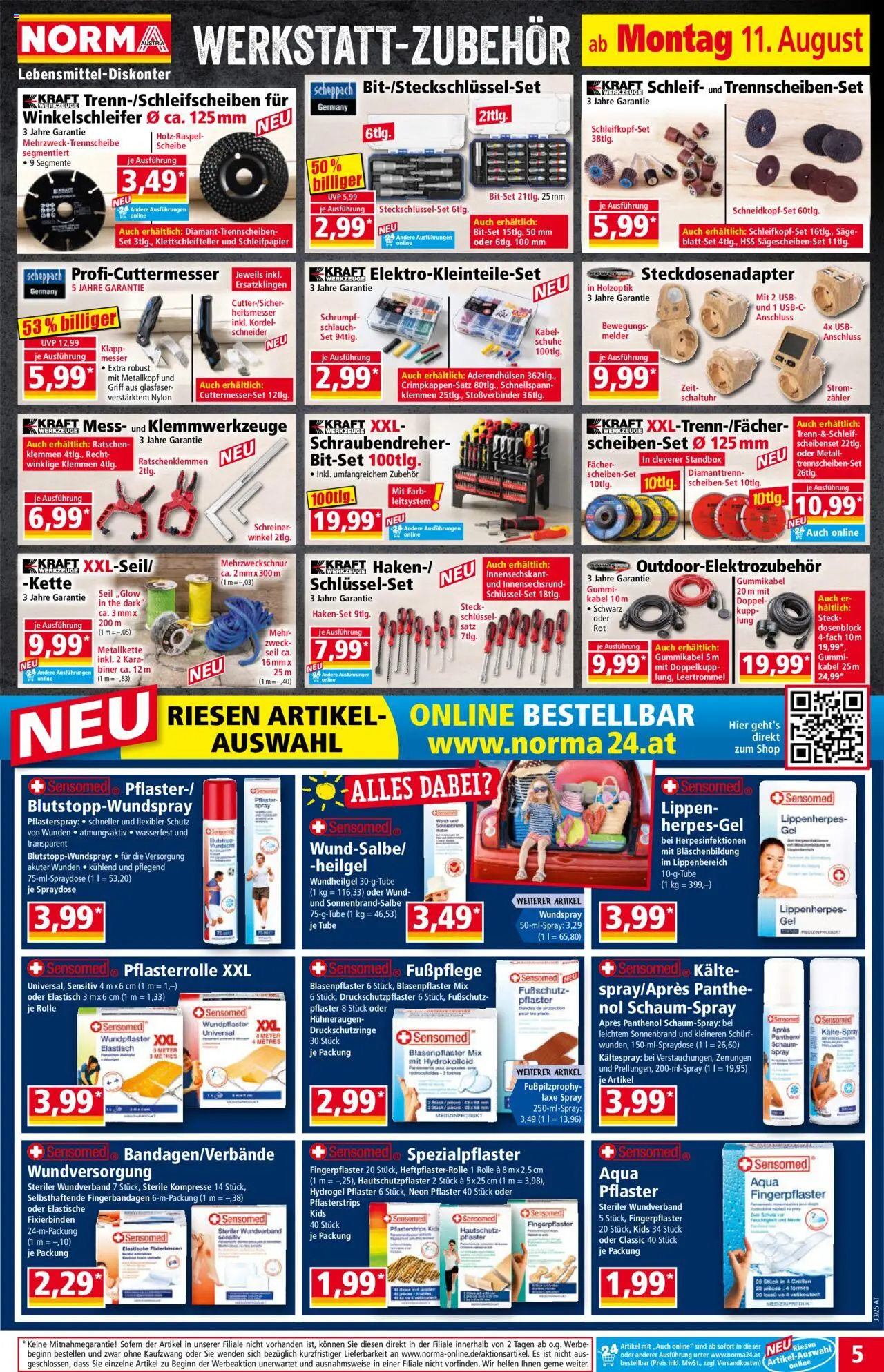 Norma Flugblatt gültig ab 11.08.2025 | Seite: 5 | Produkte: Kabel, USB
