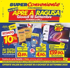 Anteprima del volantino SuperConveniente Nuova Apertura Vittoria catalogo valido a partire dal 18.09.2025