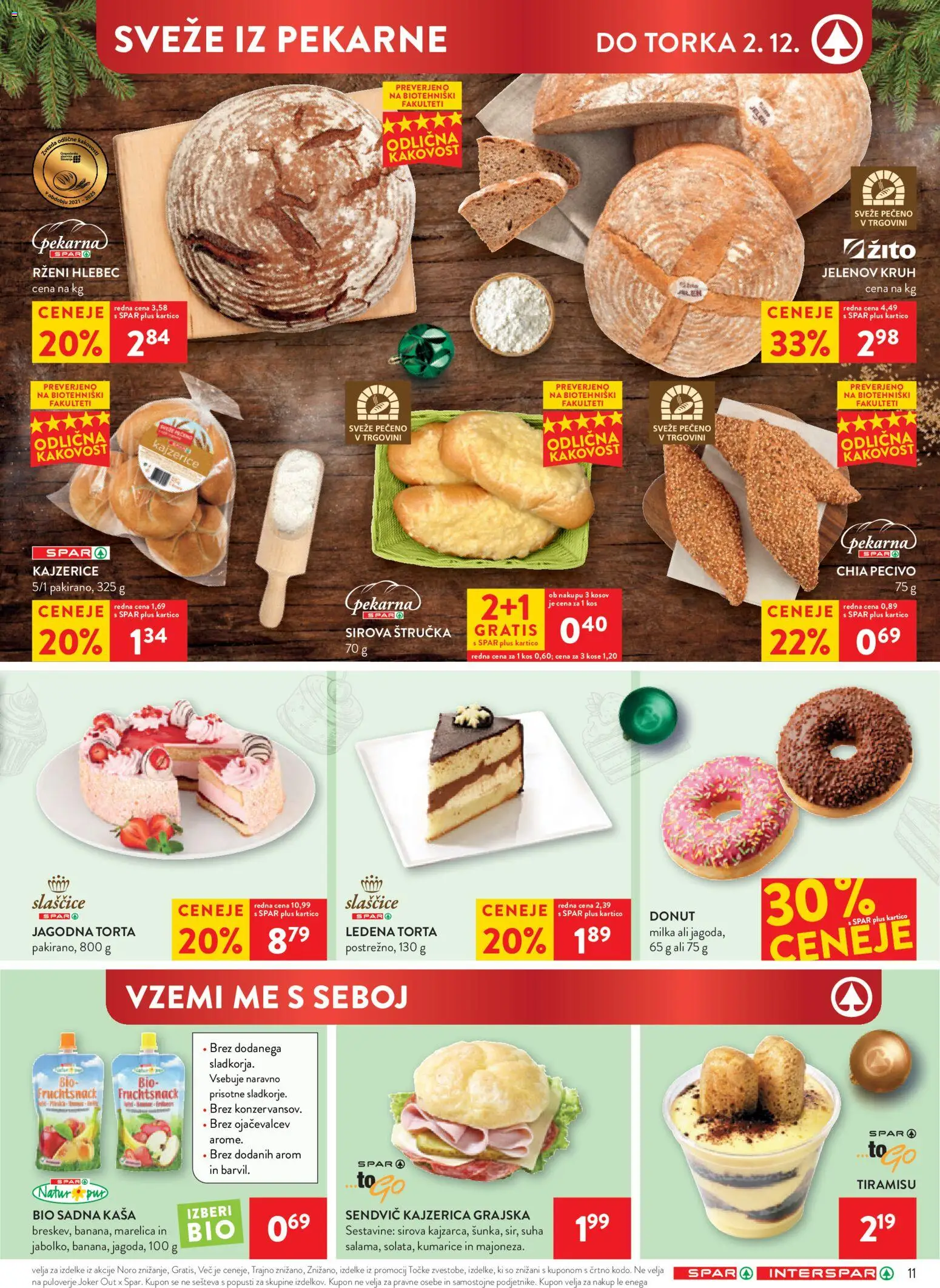 Novi Spar katalog ponudbe – veljaven od 26.11.2025 | Stran: 12