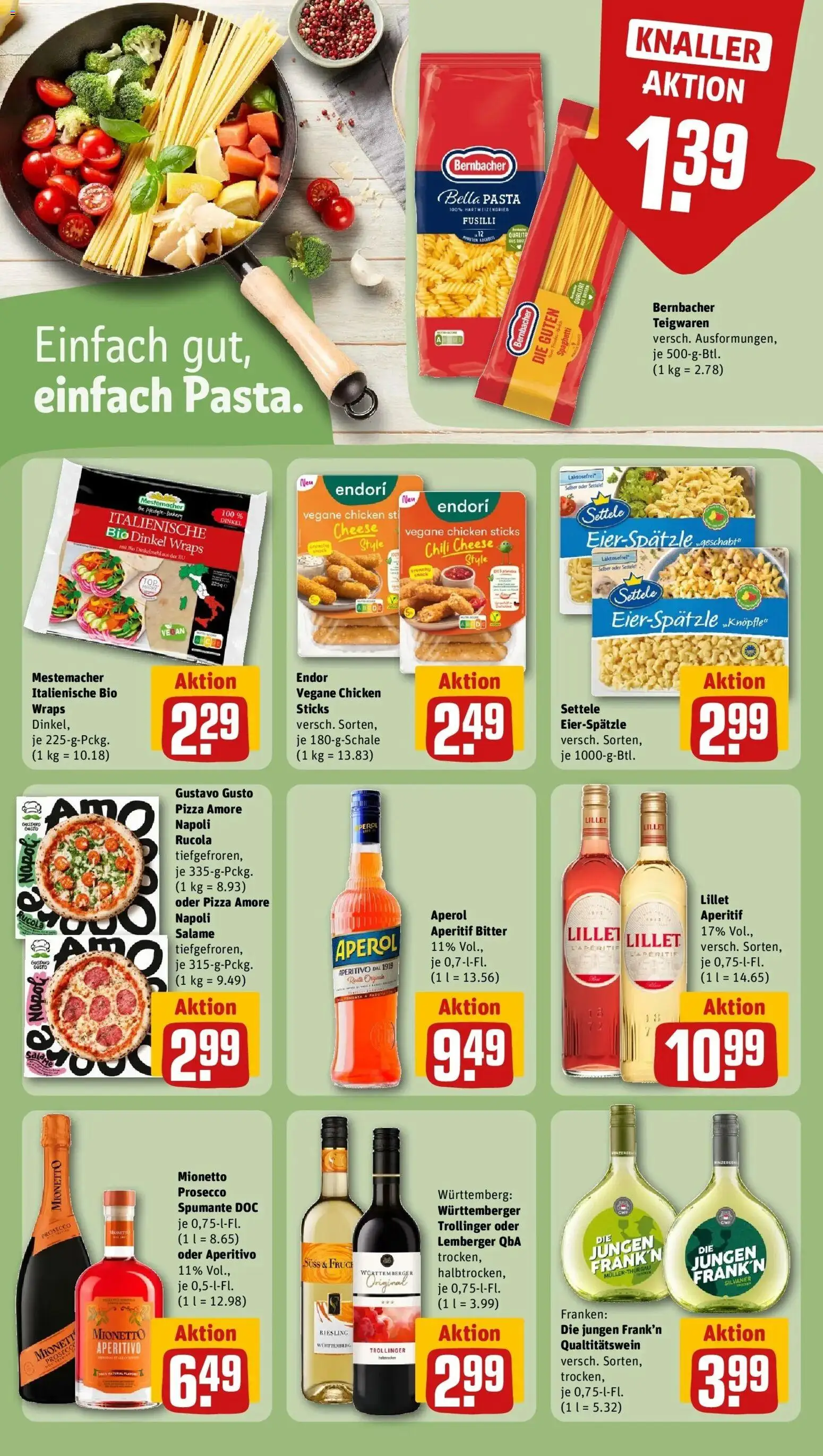 Rewe Prospekt Icking	 – gültig ab 15.03.2026 | Seite: 15 | Produkte: Gustavo gusto, Chili, Pizza, Aperol