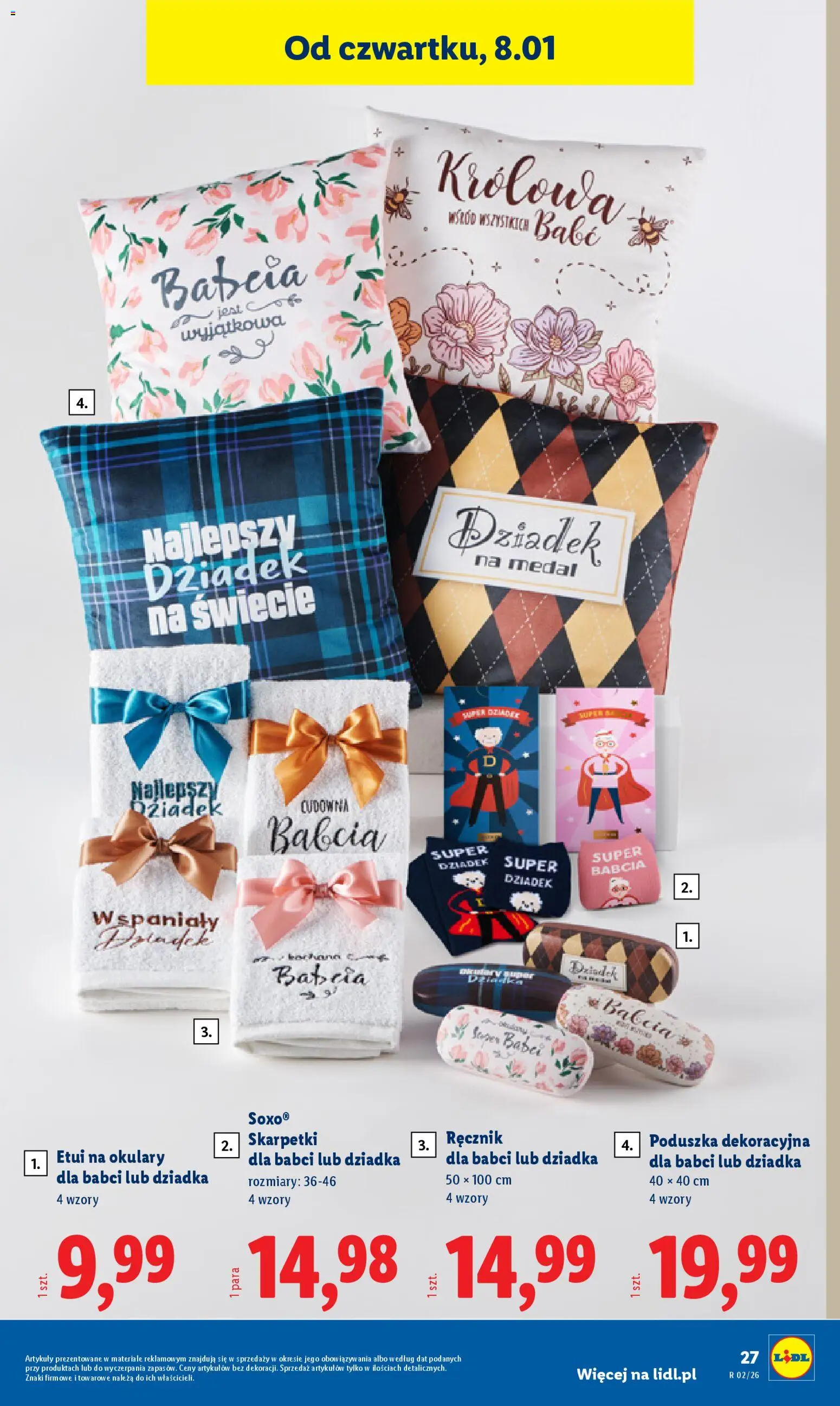 Lidl Katalog od 05.01.2026 | Strona: 31 | Produkty: Okulary, Skarpetki, Poduszka