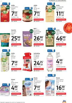 Ofertele DM drogeriemarkt valabile de la 05.03.2026 | Pagină: 25 | Produse: Amerikan servis, Ciocolată, Paste, Apă