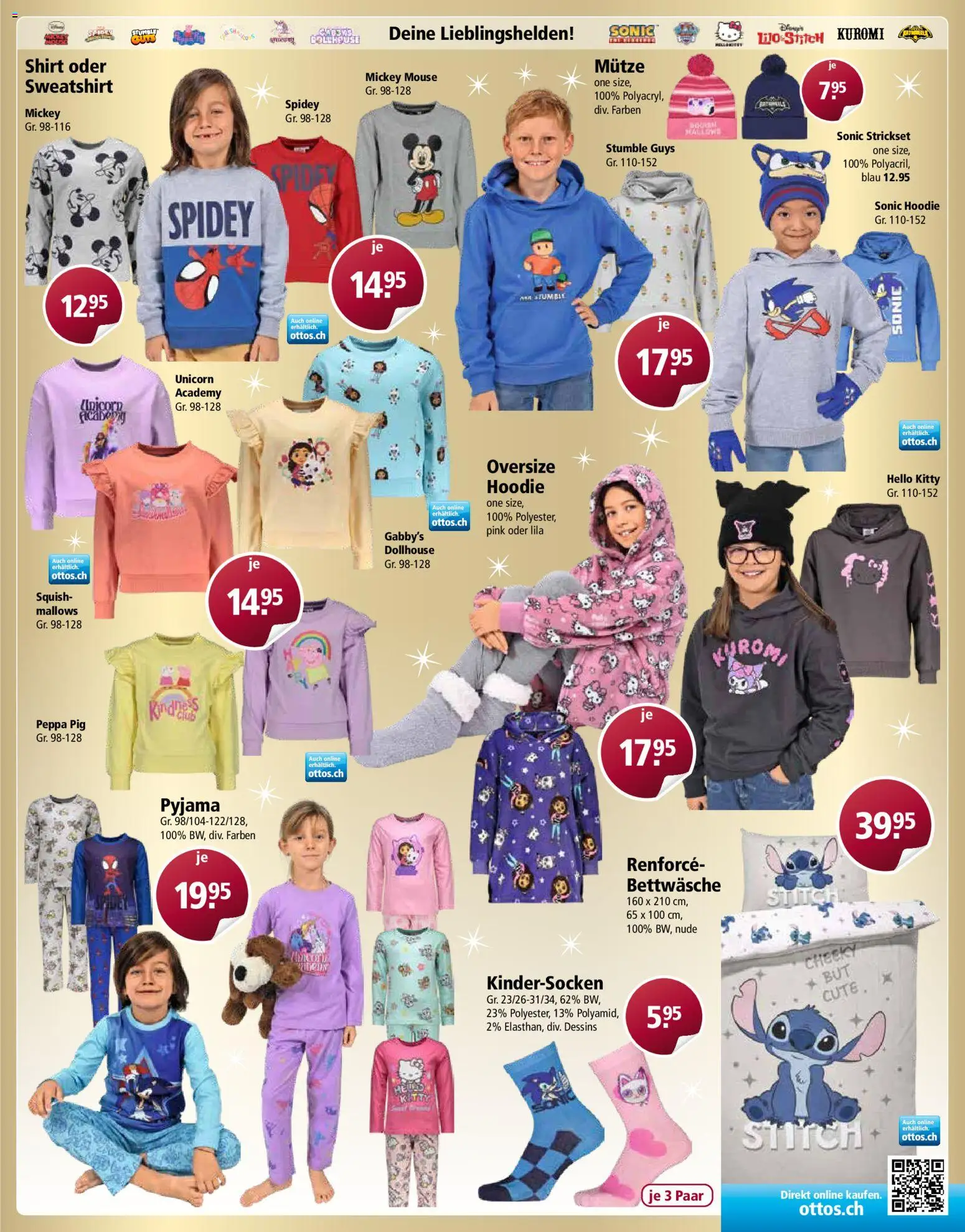 Otto's Aktionen Xmas Spezial – gültig ab 18.12.2025 | Seite: 9 | Produkte: Hoodie, Pyjama, Shirt, Bettwäsche