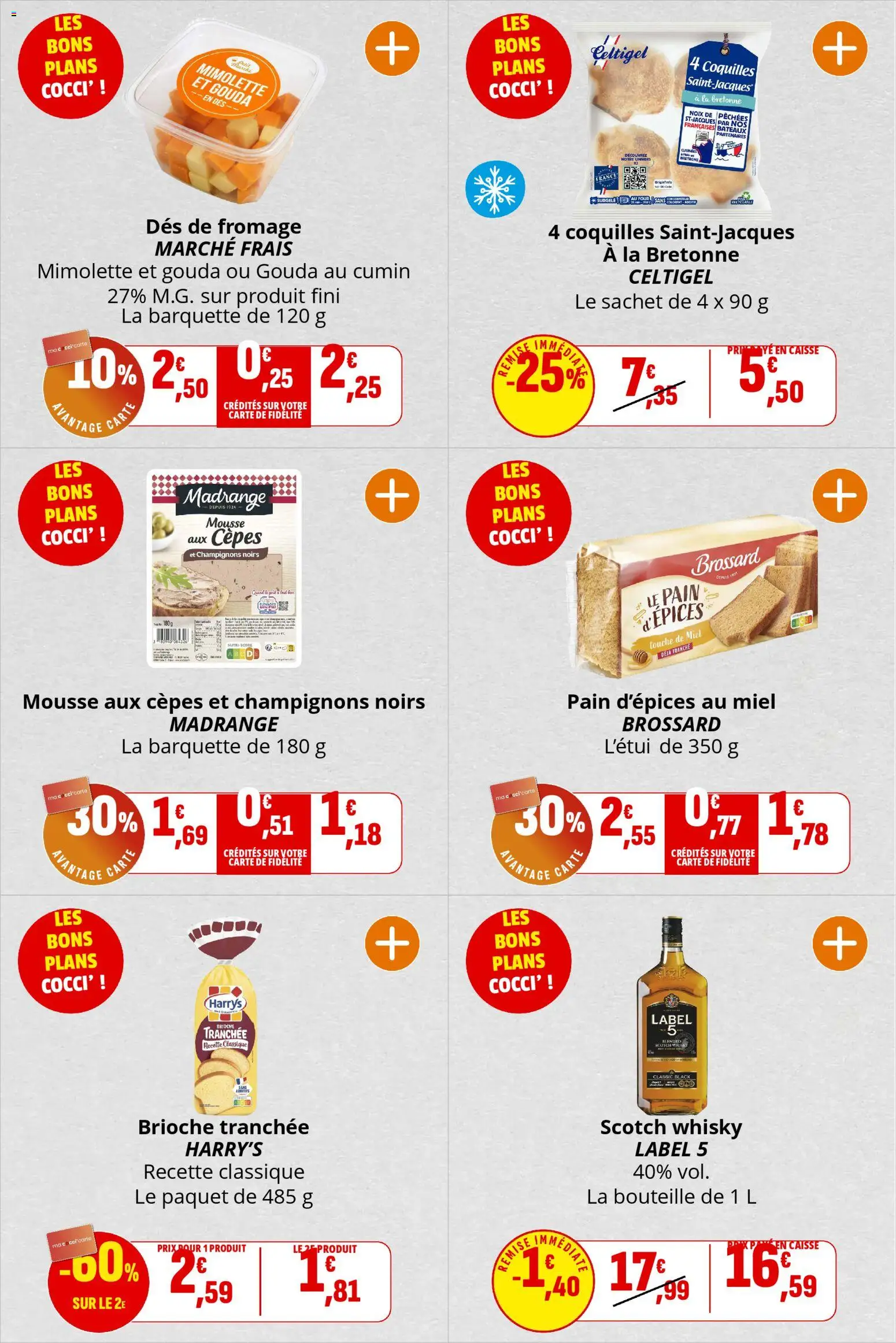 {H1} | Page: 3 | Produits: Whisky, Mousse, Cumin, Fromage