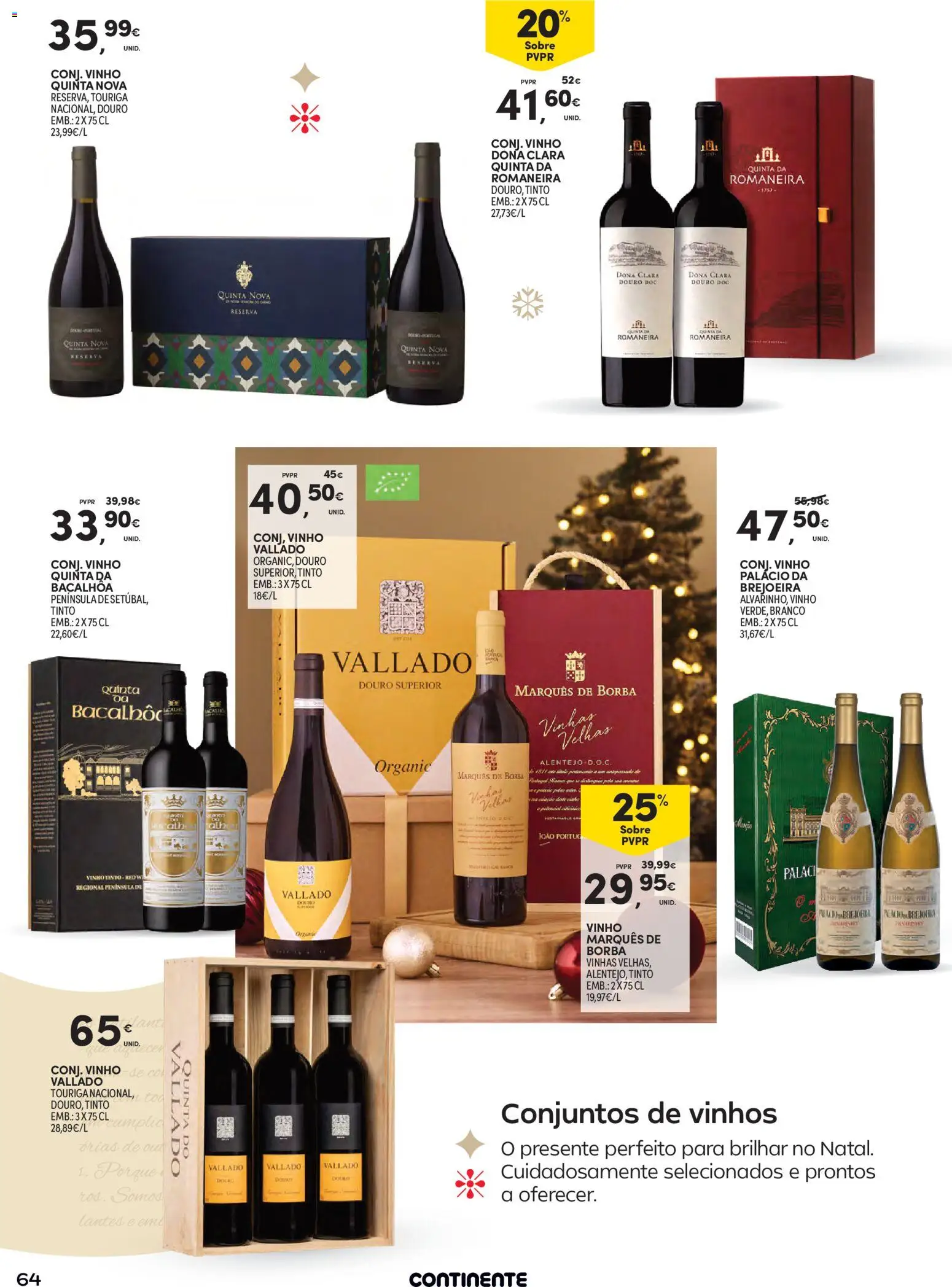 Continente - Natal │ válido de 11.11.2025 | Página: 64 | Produtos: Vinho, Vinho tinto