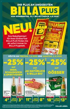 Vorschau von dem Prospekt - Billa Plus Flugblatt gültig ab 31.07.2025