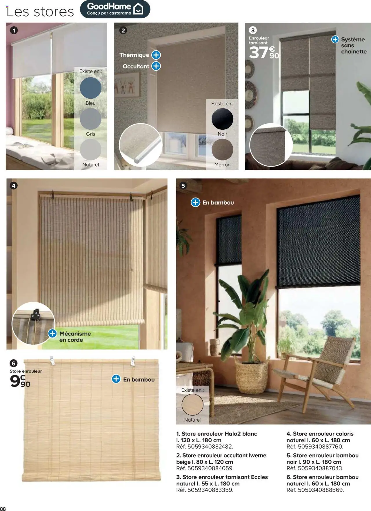 {H1} | Page: 88 | Produits: Store, Store enrouleur