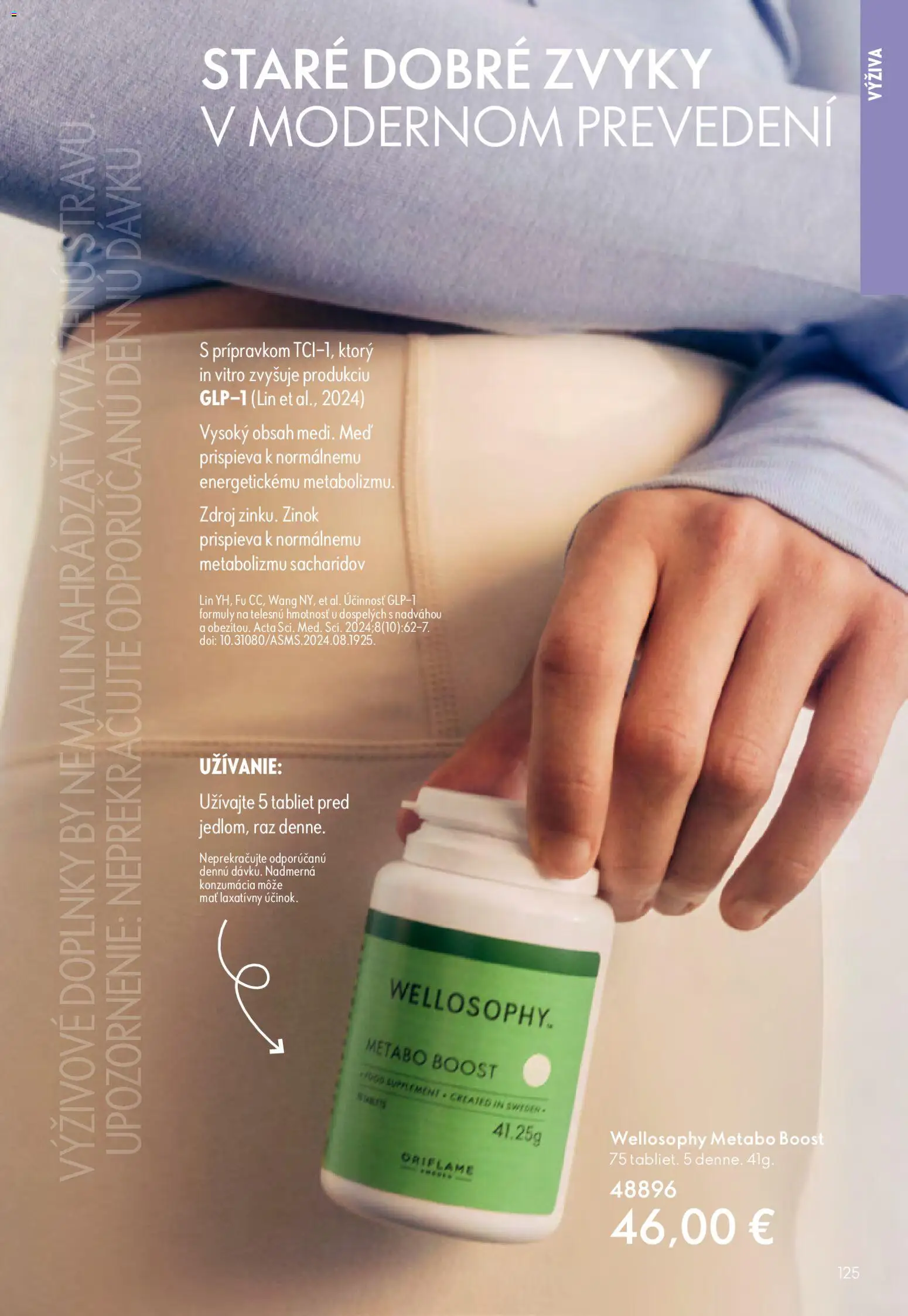 Nové Oriflame akcie – leták je platný od 06.05.2026 | Strana: 125 | Produkty: Metabo, Med