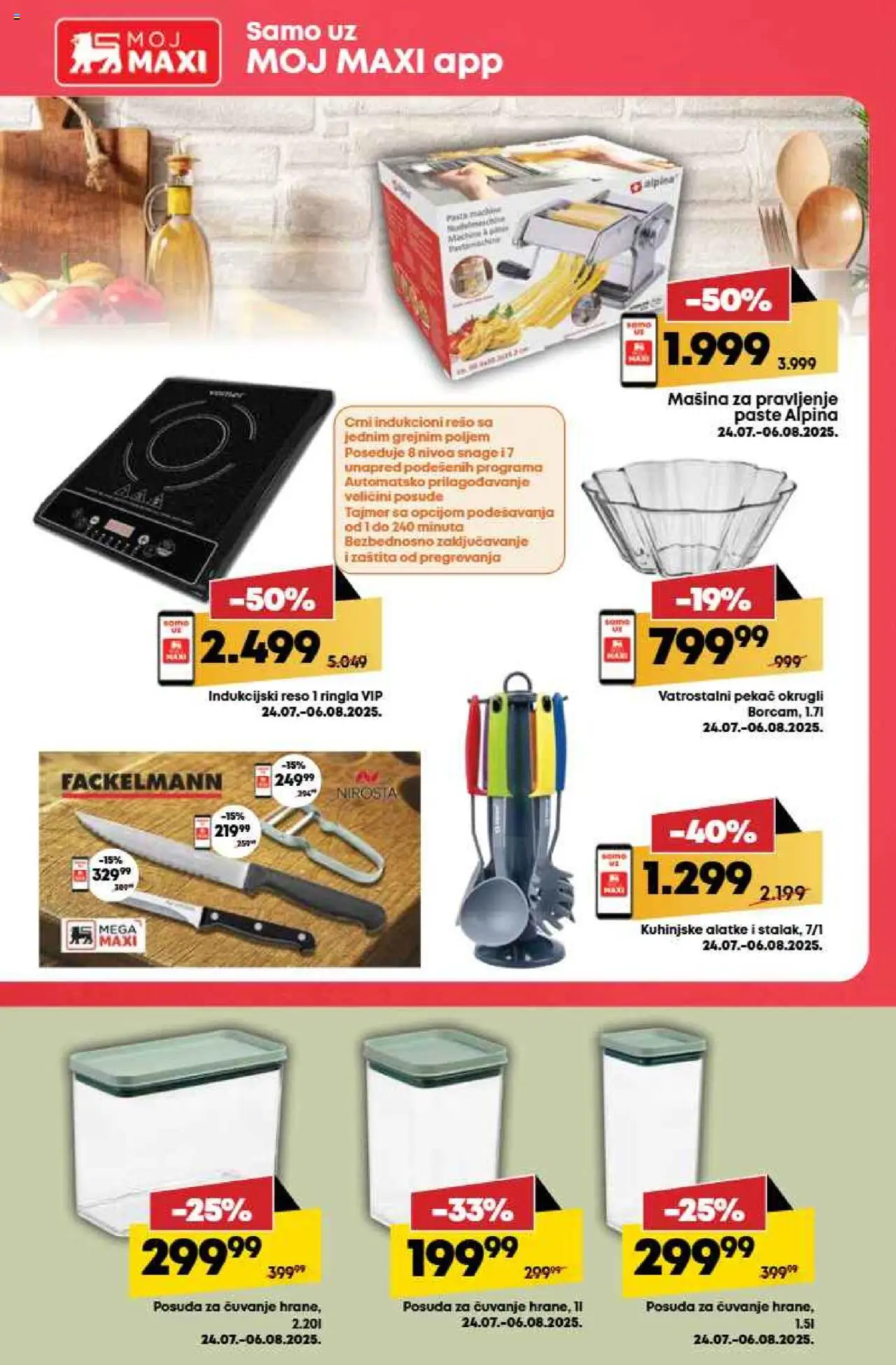 Maxi katalog - važi od 31.07.2025 | Strana: 33 | Proizvode: Indukcioni rešo, Pekač